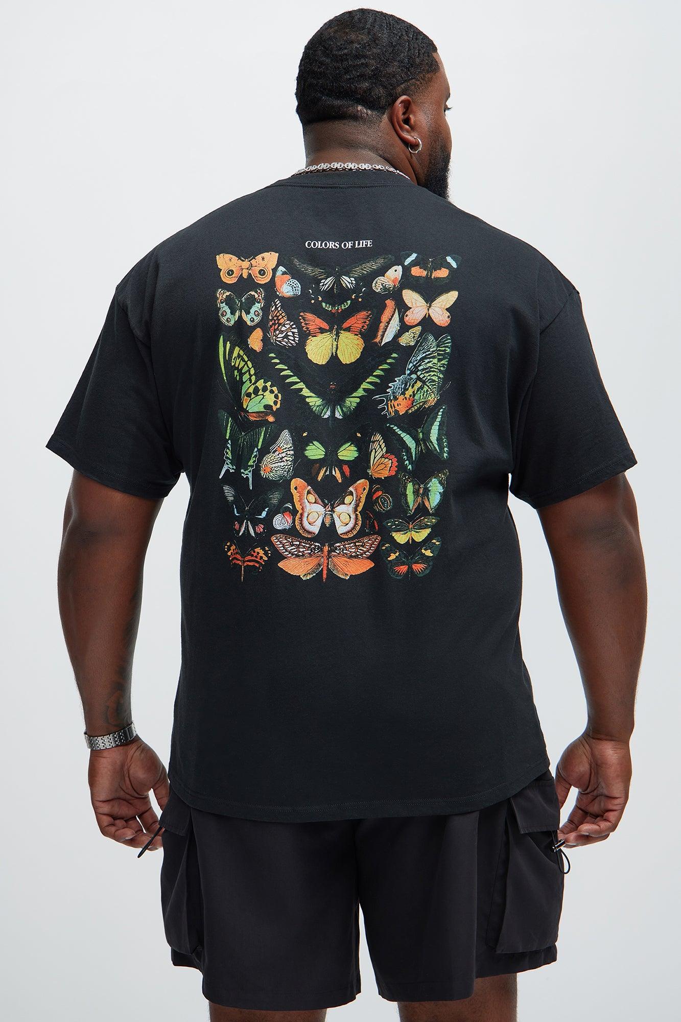 Colors Of Life Short Sleeve Tee - Black/combo Product Image