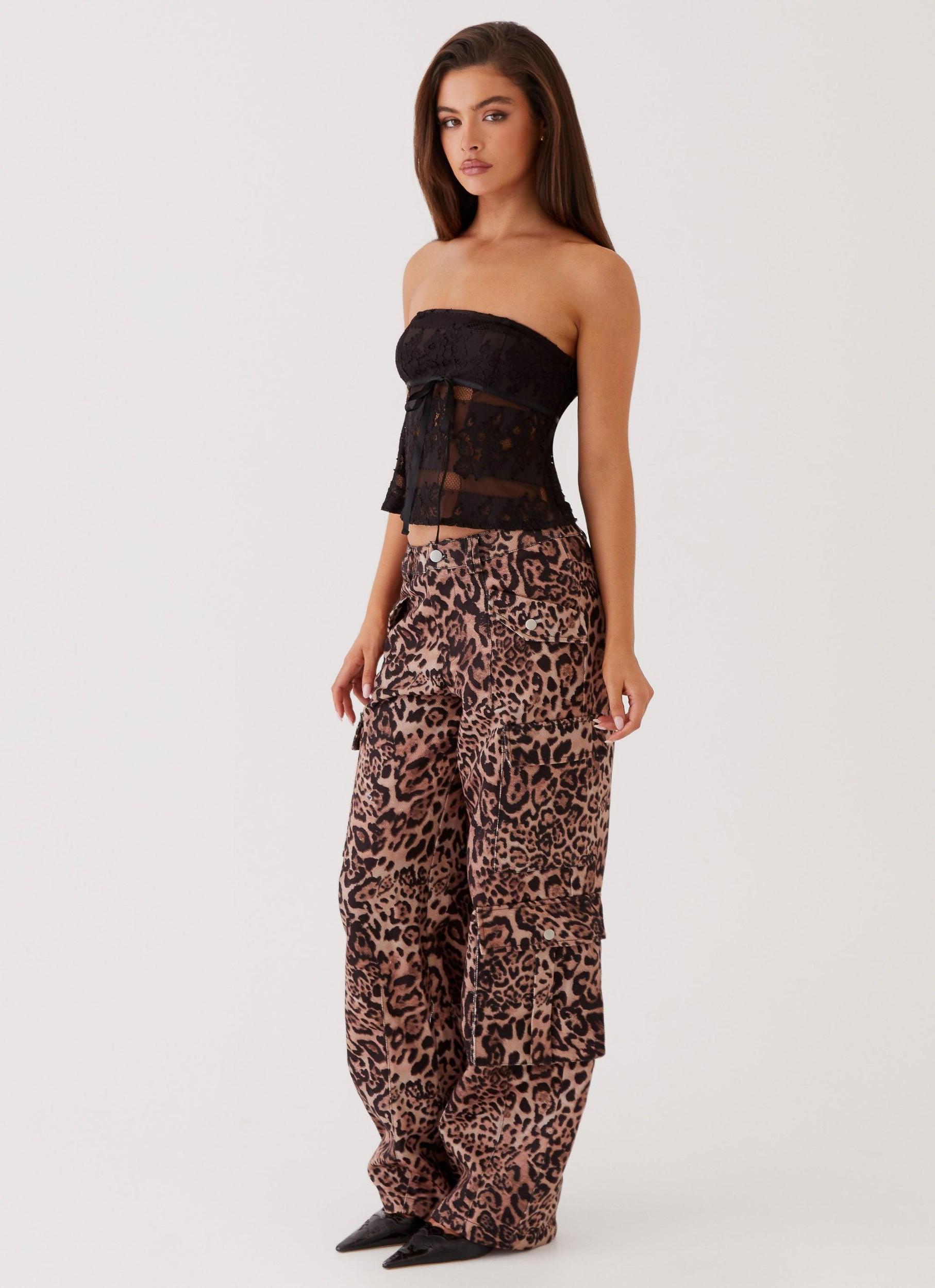 Break It Off Strapless Top - Black Product Image