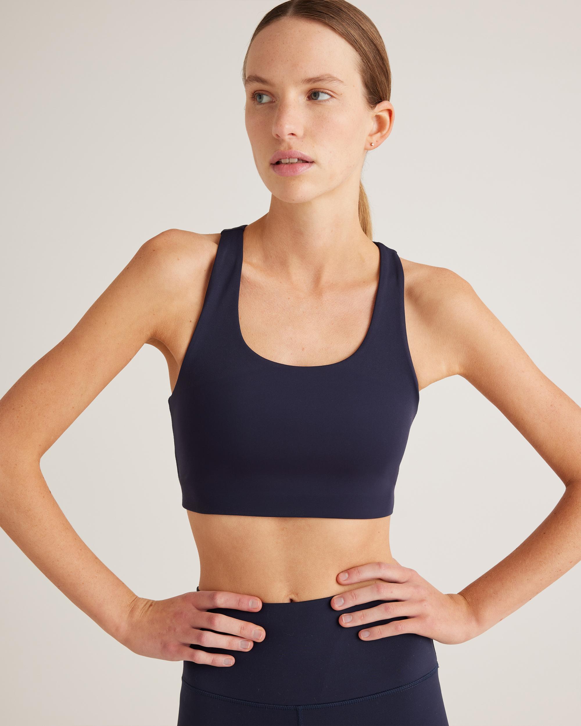 Quince | Women's Ultra-Form Scoop Neck Longline Bra Size XL, Nylon/Spandex Product Image