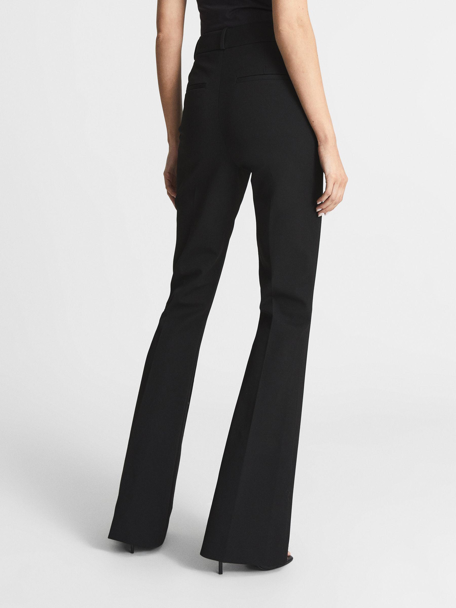 Flared Trousers in Black Product Image