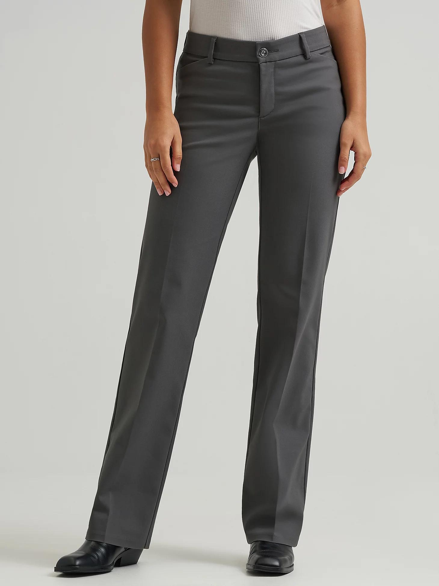 Women's Ultra Lux Comfort with Flex Motion Trouser Pant | Women's Pants | Lee® Product Image