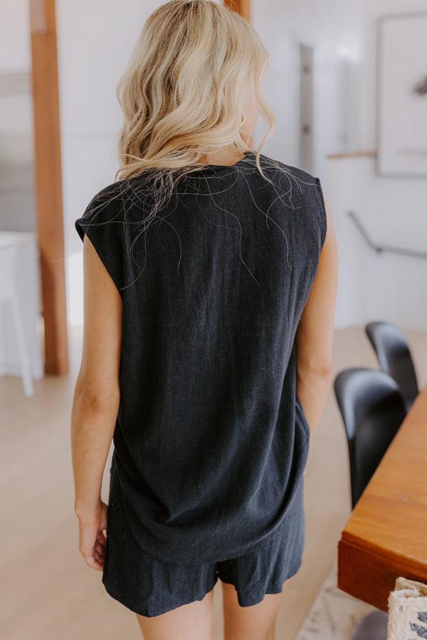 Perfect Match Linen-Blend Button Up Product Image