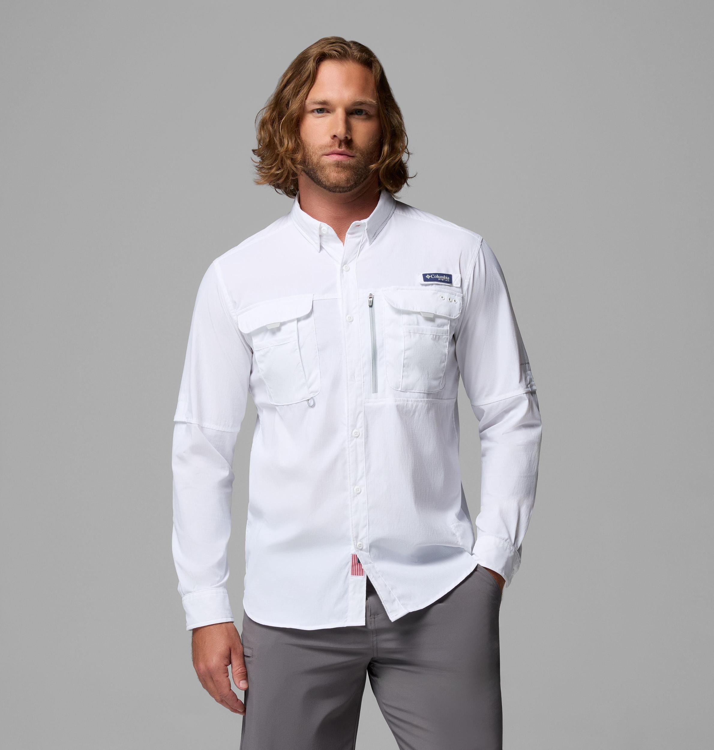 Columbia Mens PFG Bahama Elite Long Sleeve Shirt- Product Image