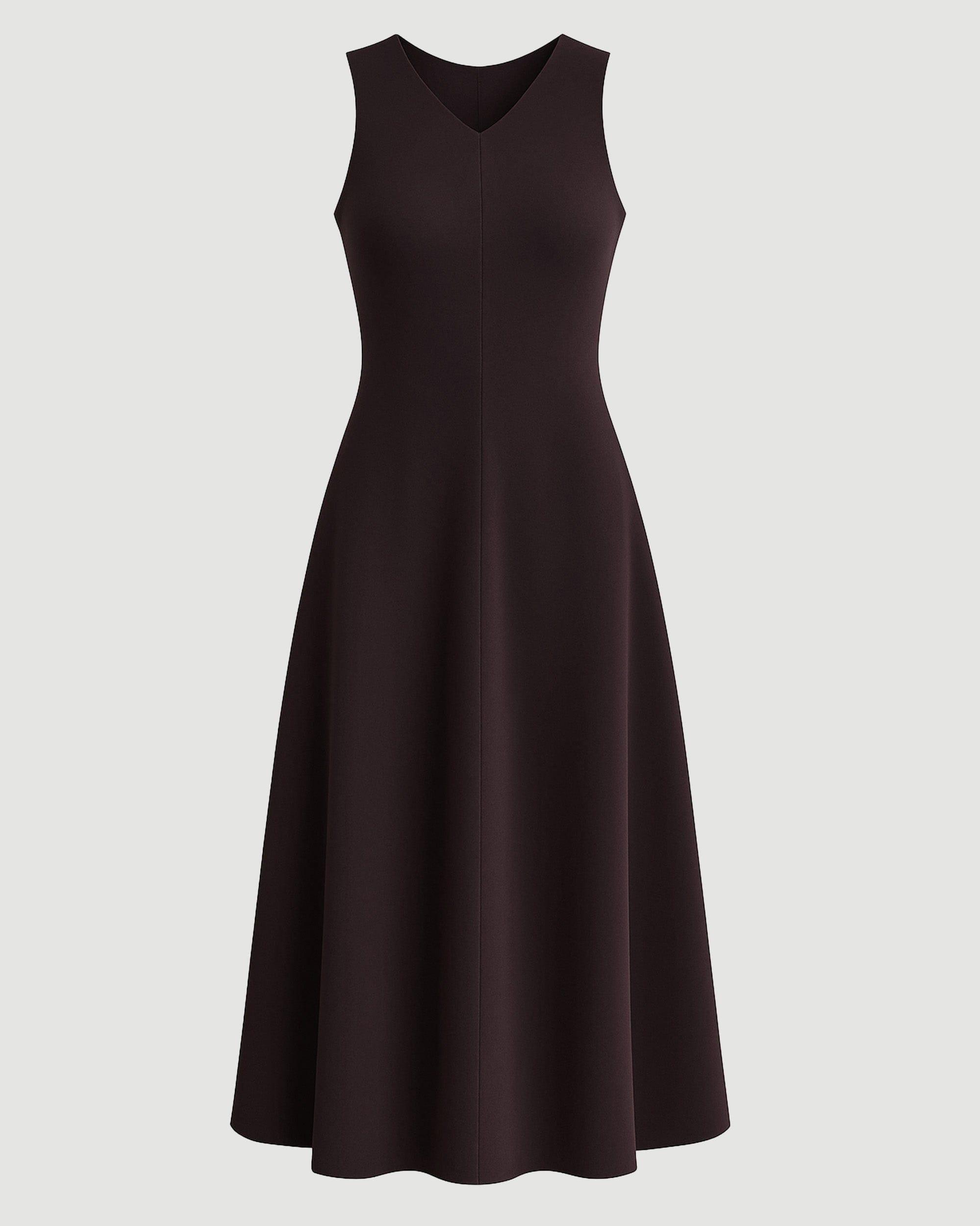 Enya Cinch-Waist Knit Dress Product Image