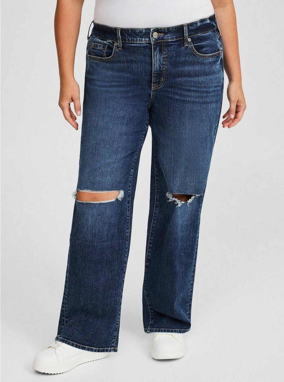 Perfect Wide-Leg Mid-Rise Jean Product Image