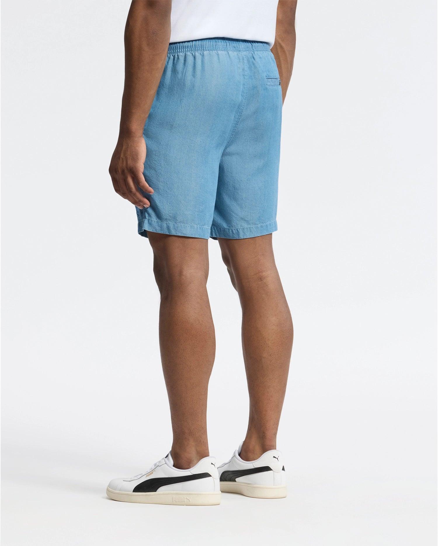MENS KERVIN LIGHTWEIGHT DENIM WOVEN SHORT - B6R633F200 Male Product Image