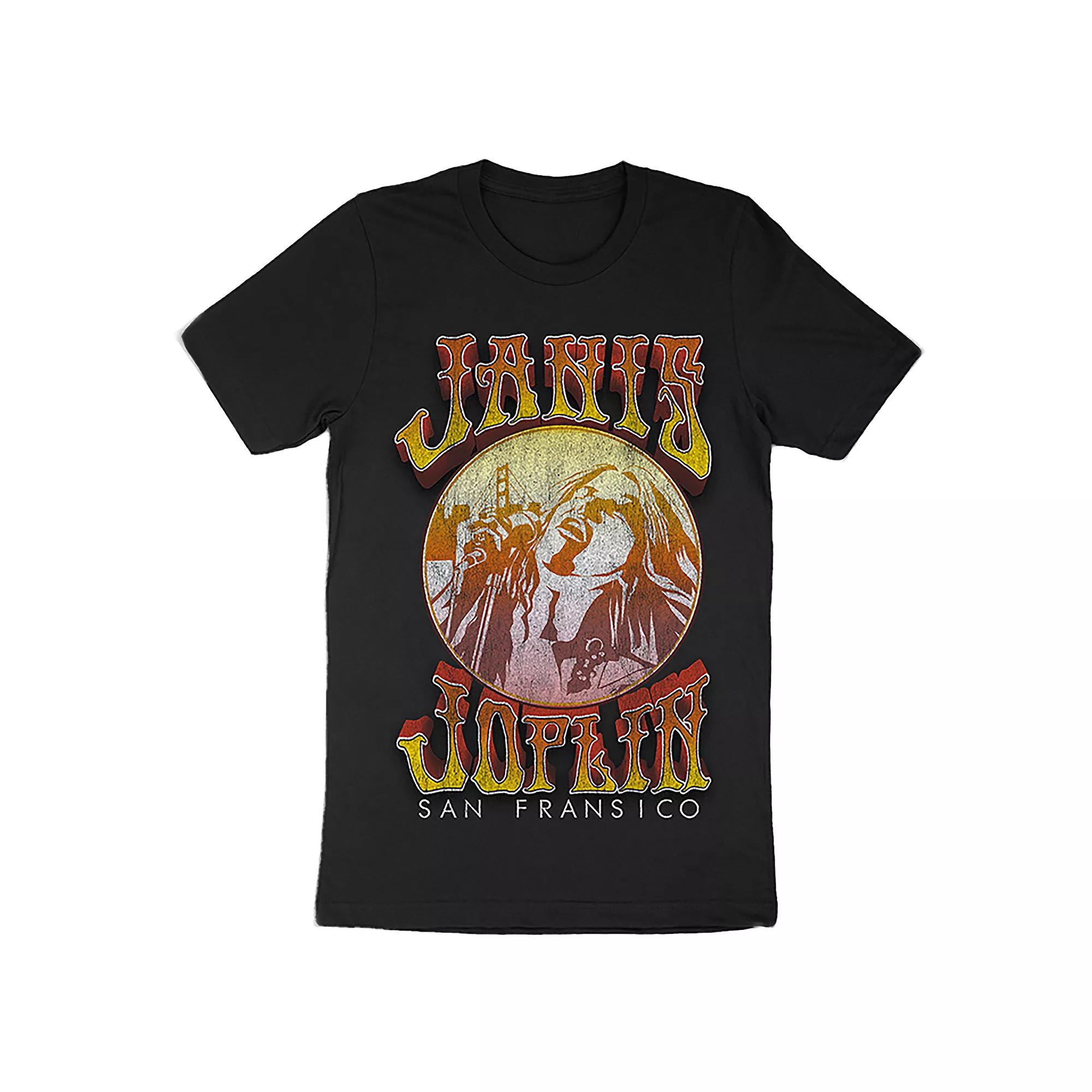 Men's Janis Joplin San Francisco Tee, Size: XXL, Black Product Image