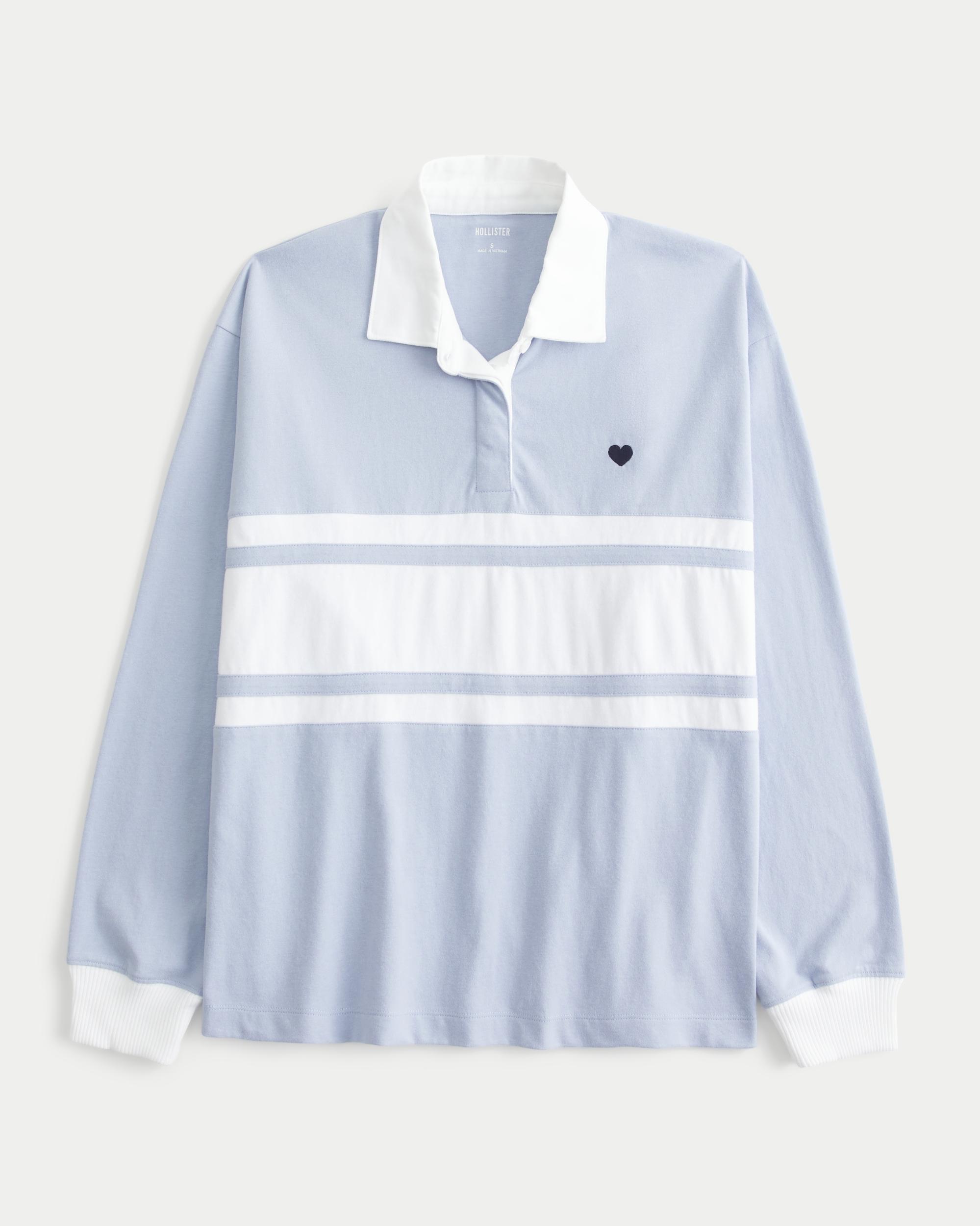 Easy Teddy Bear Graphic Rugby Polo Product Image