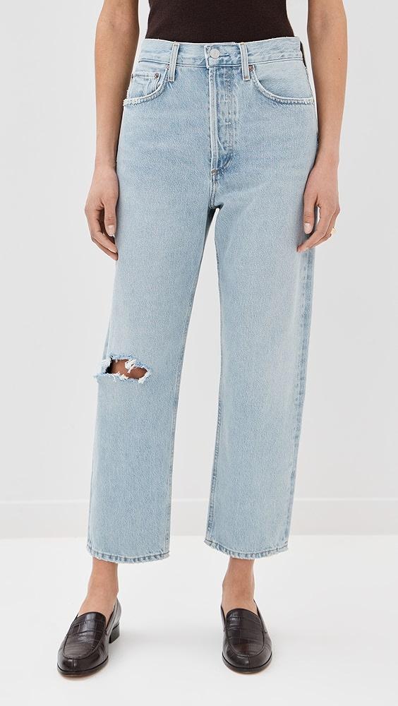 AGOLDE 90's Crop: Mid Rise Loose Straight Jeans | Shopbop Product Image