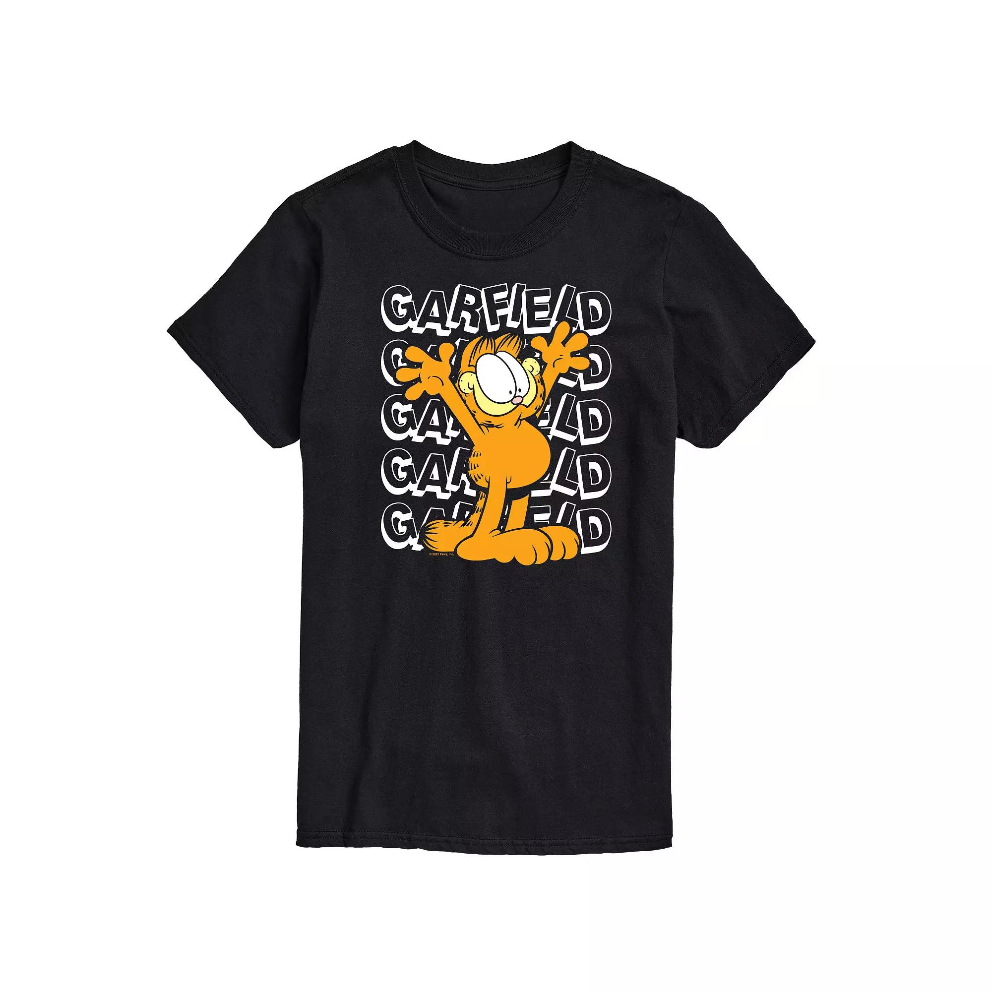 Men's Garfield Repeated Graphic Tee,  Product Image