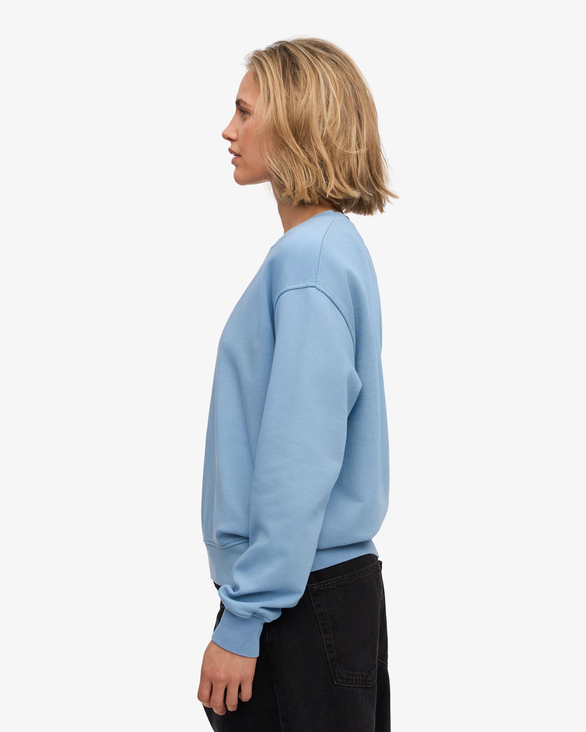Women Classic Organic Crew - Seaside Blue Product Image