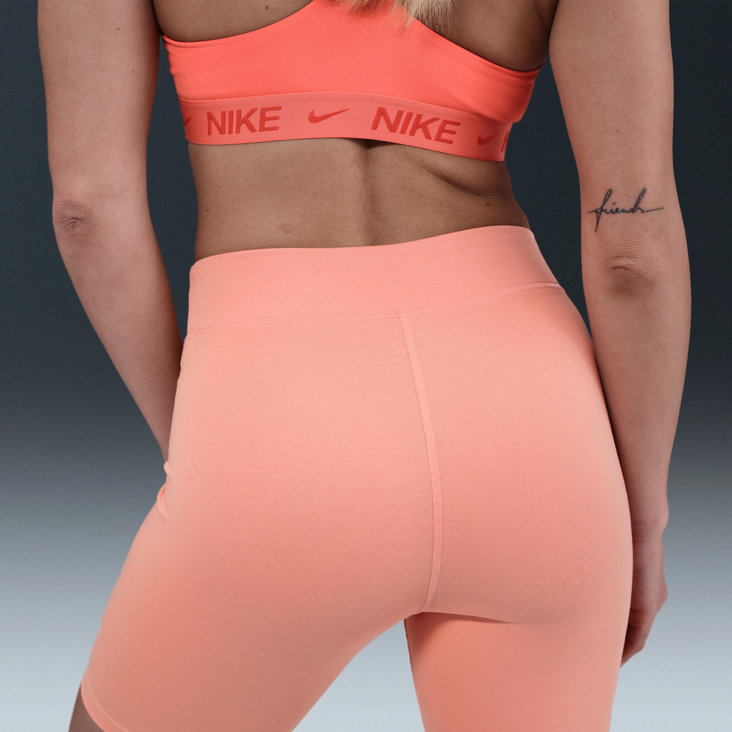 Womens Nike Sportswear Classic High-Waisted 8 Biker Shorts | DV7797-844 Product Image