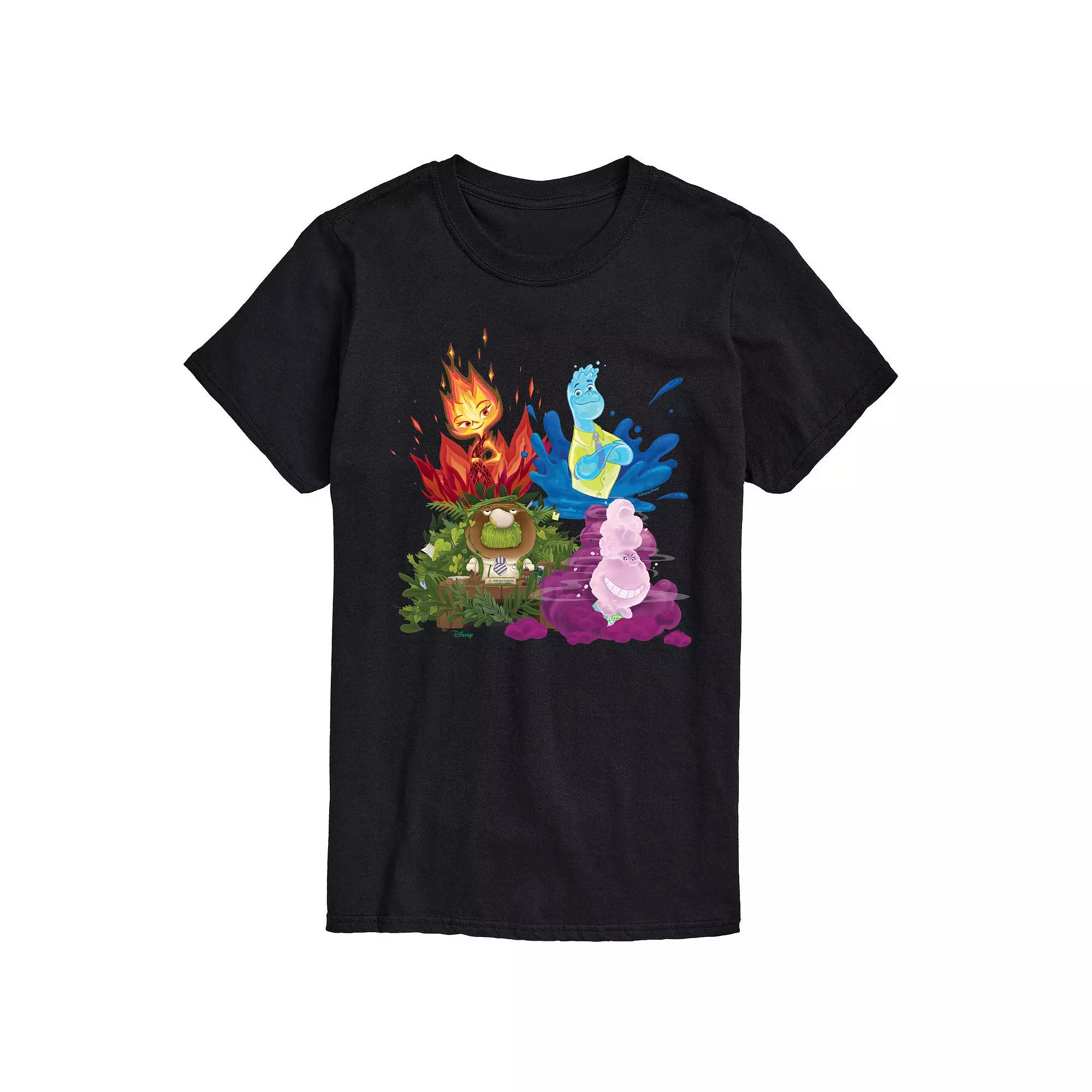 Disney's Elemental Big & Tall Group Graphic Tee, Men's,  Product Image