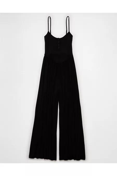 AE Knit Henley Jumpsuit Women's Product Image