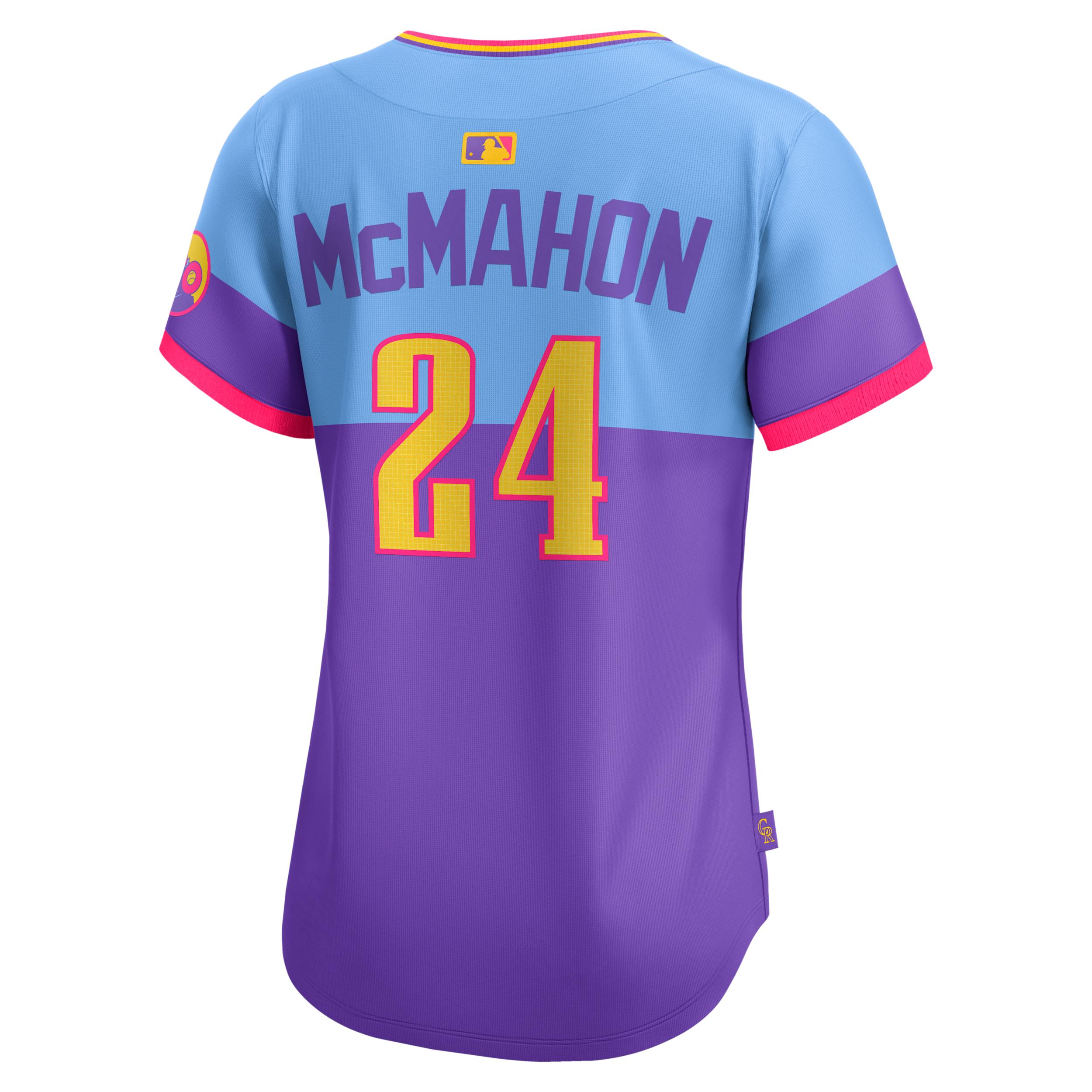 Ryan McMahon Colorado Rockies City Connect Womenâs Nike Women's Dri-FIT ADV MLB Limited Jersey Product Image