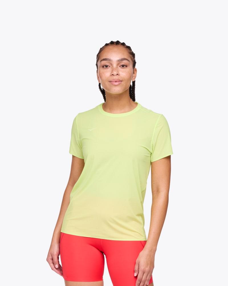 HOKA Womens Airolite Run Short Sleeve Shirt Product Image