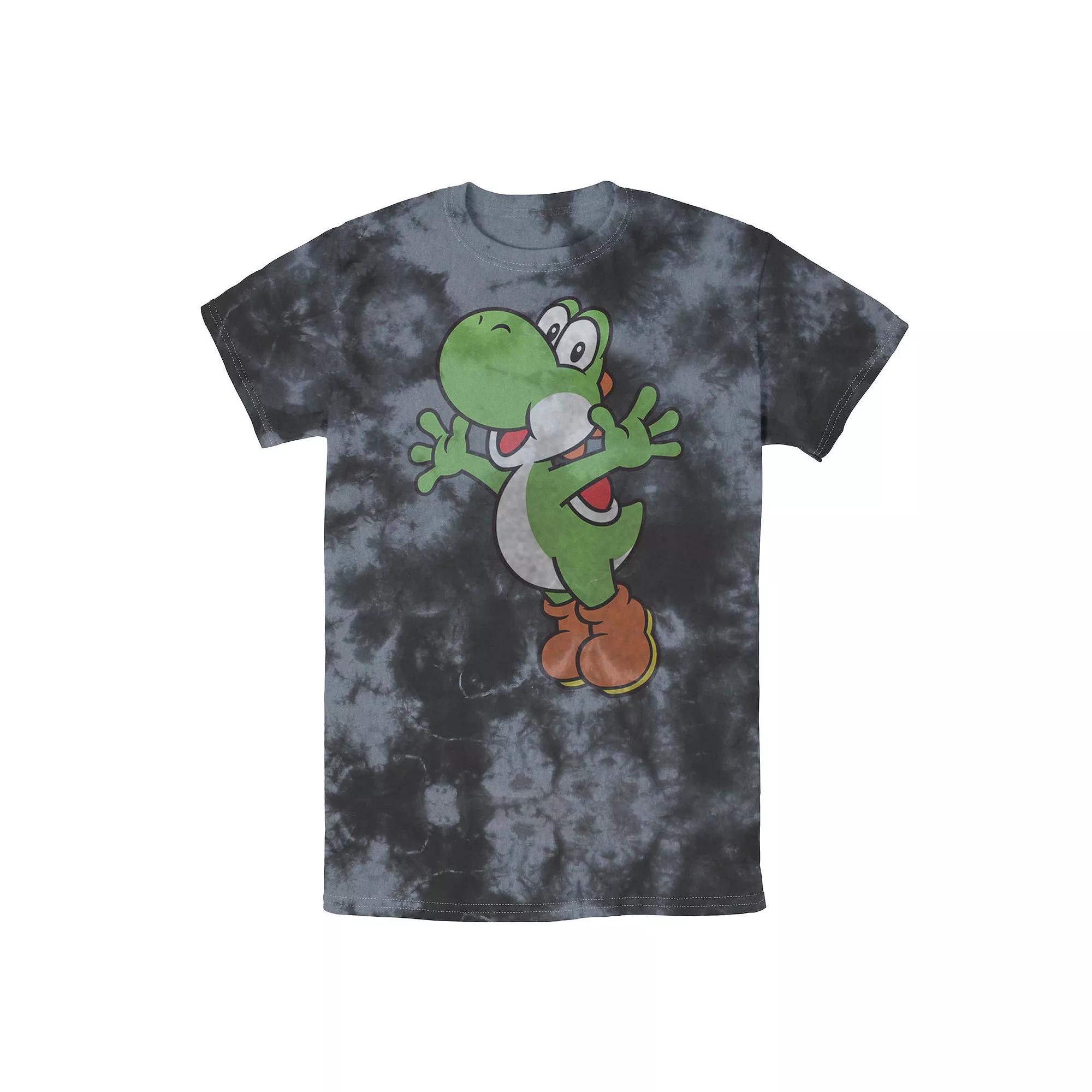 Men's Nintendo Yoshi Icon Tee, Size: Large, Black Grey Product Image