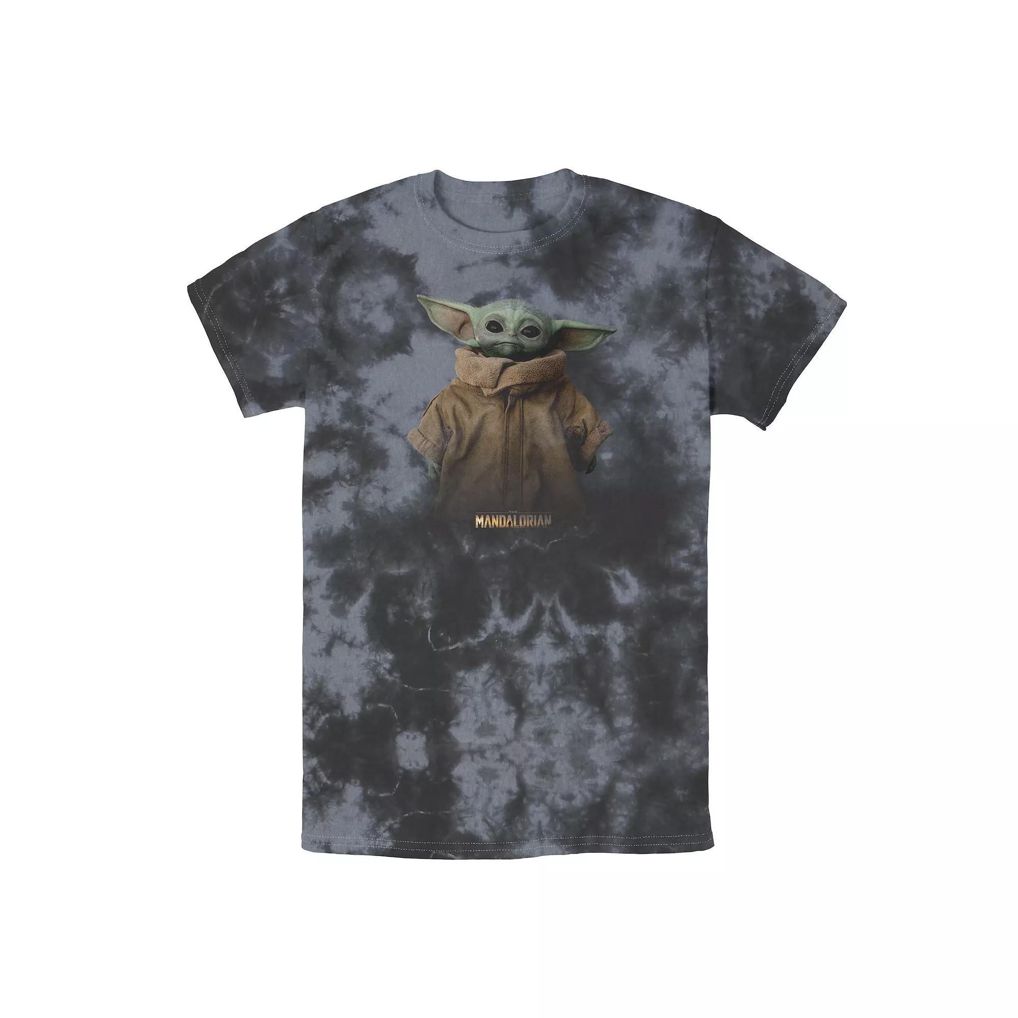 Disney's Lilo & Stitch Men's Flowers Background Wash Tee,  Product Image