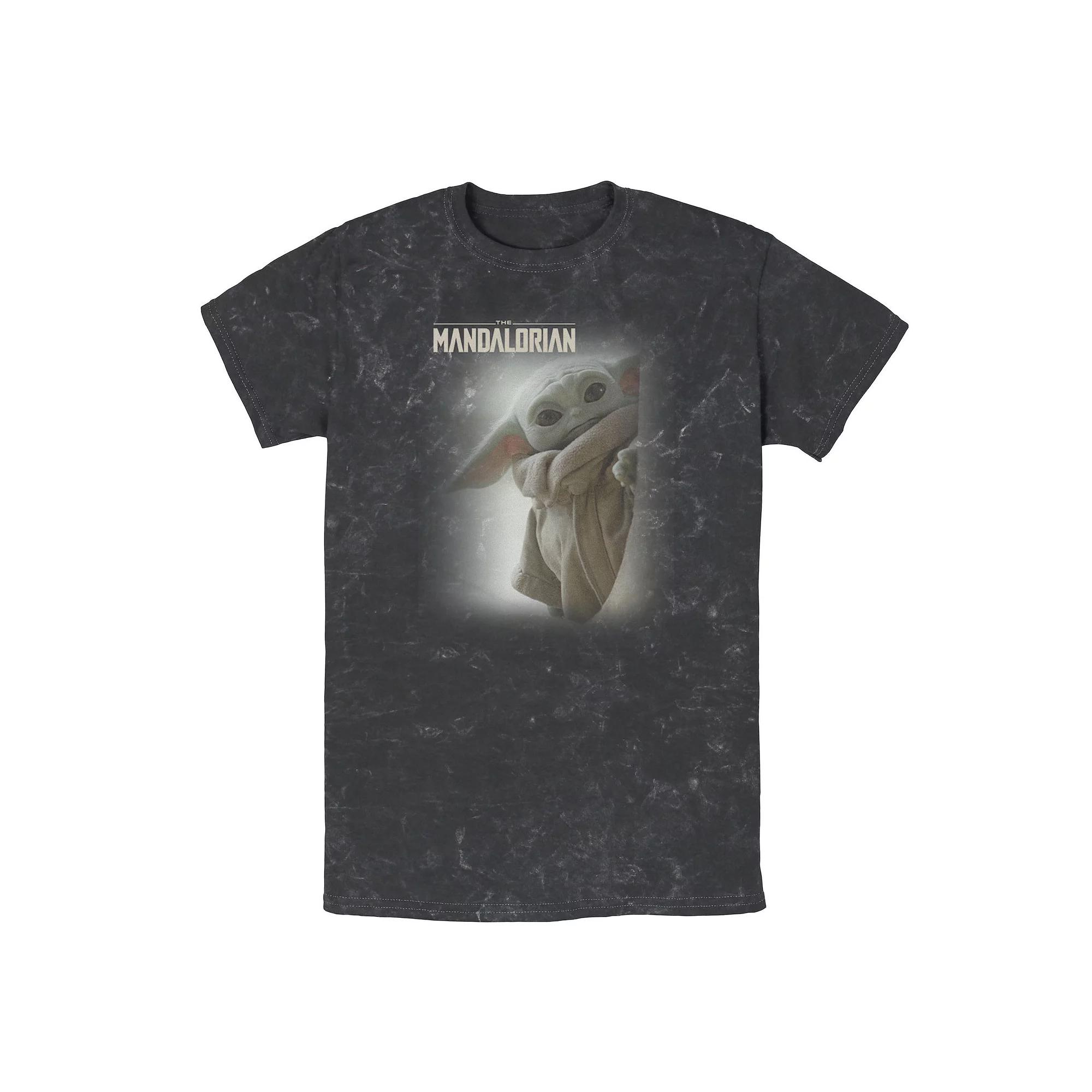 Men's Star Wars: The Mandalorian The Child Peeking Tee,  Product Image