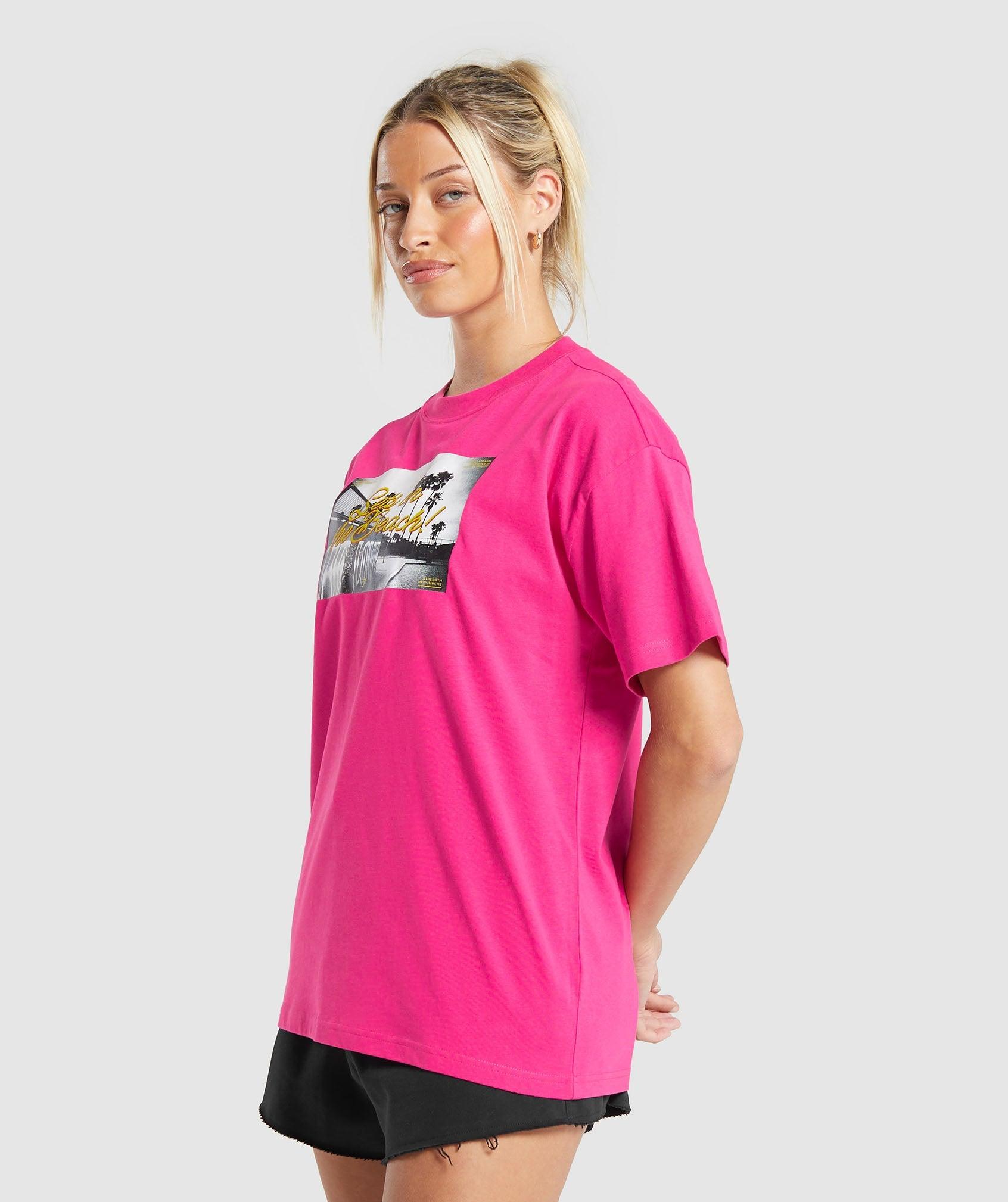 Sets On The Beach Oversized T-Shirt Product Image