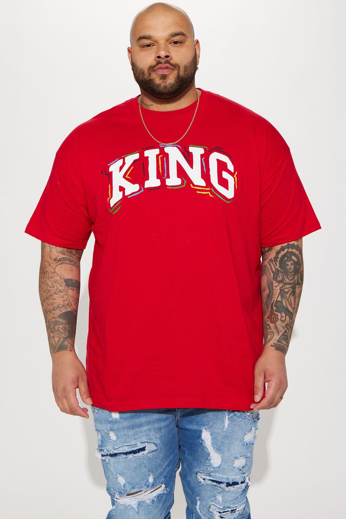 I'm King Short Sleeve Tee - Red Product Image