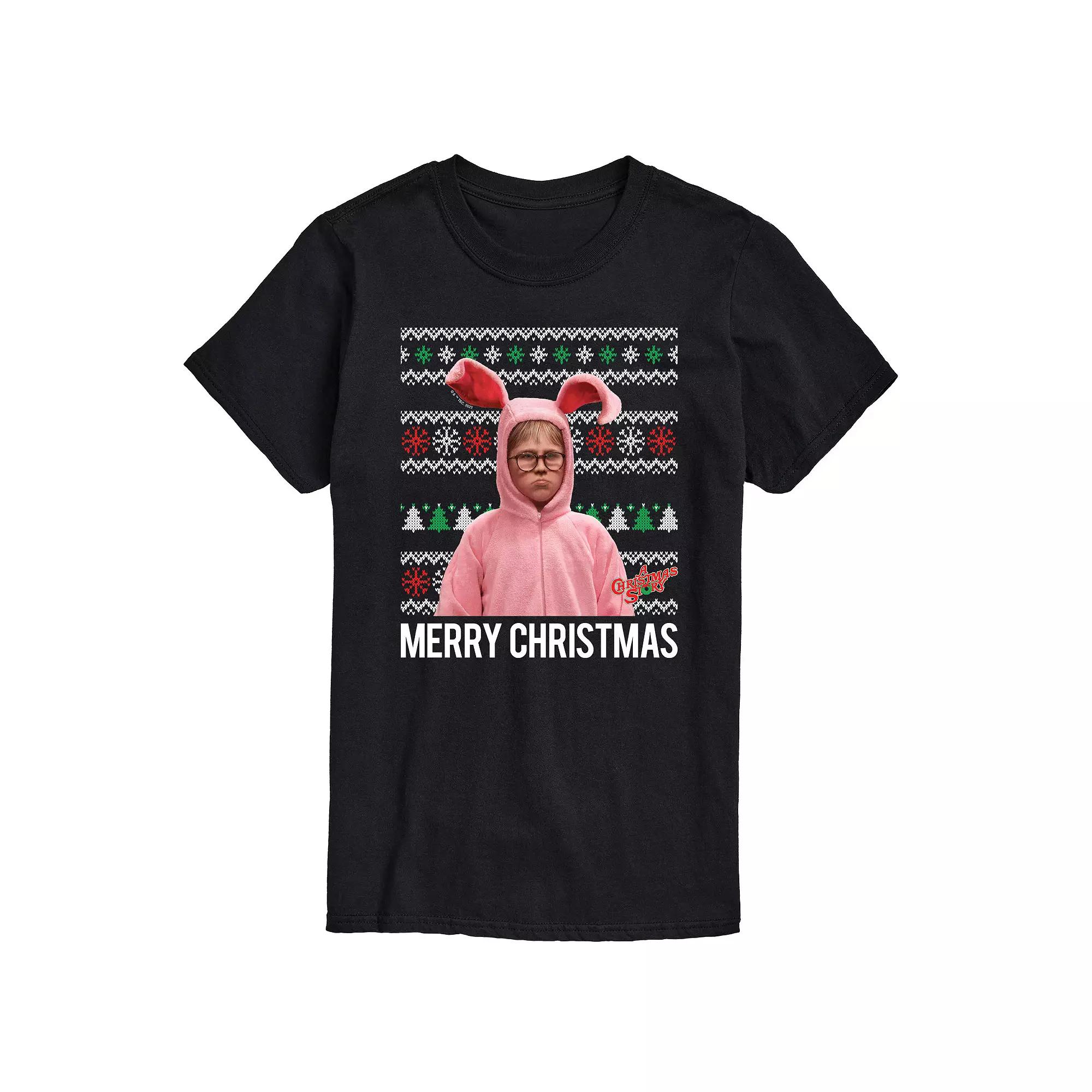 Big & Tall A Christmas Story Merry Christmas Graphic Tee, Men's,  Product Image