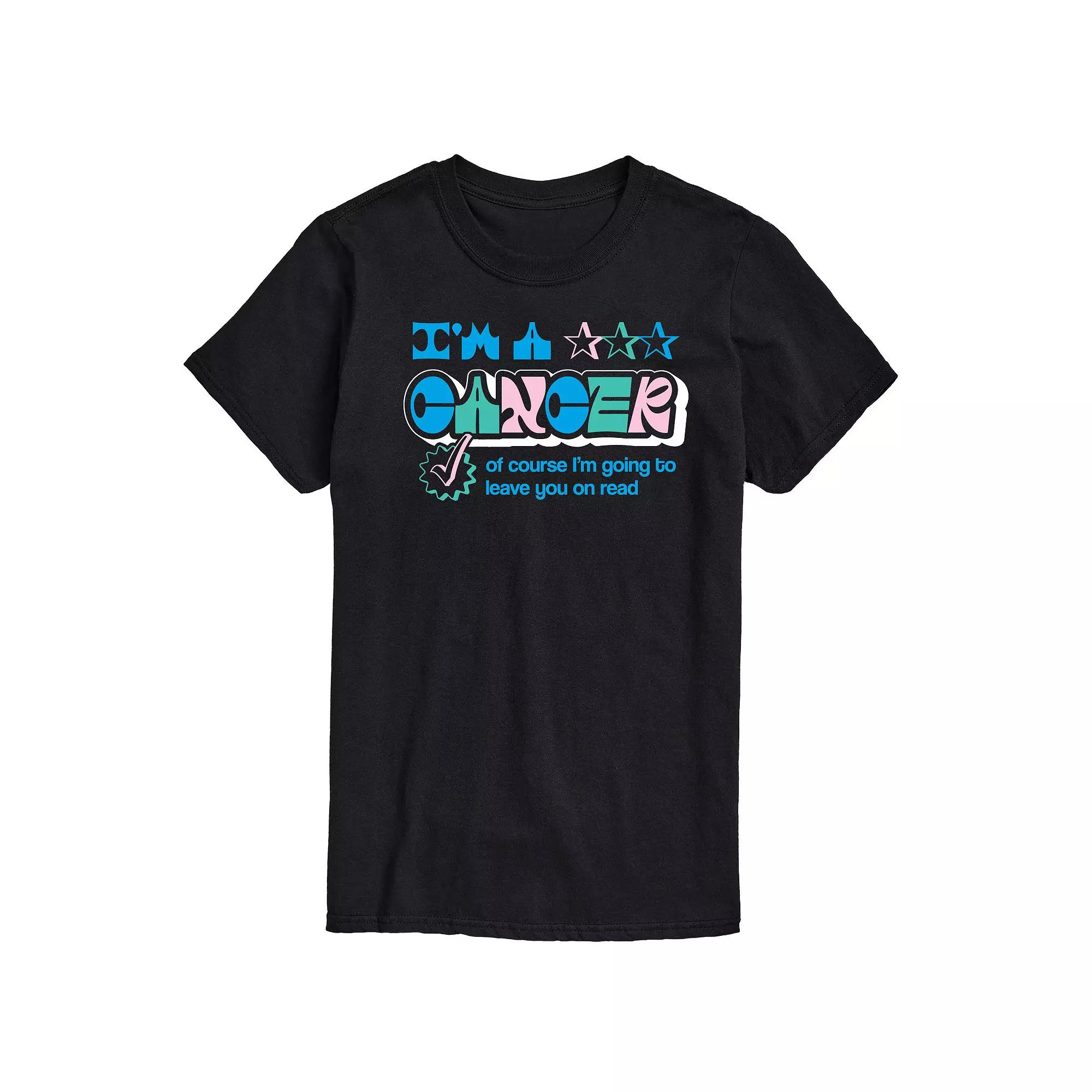 Men's Cancer Leave You On Read Graphic Tee,  Product Image