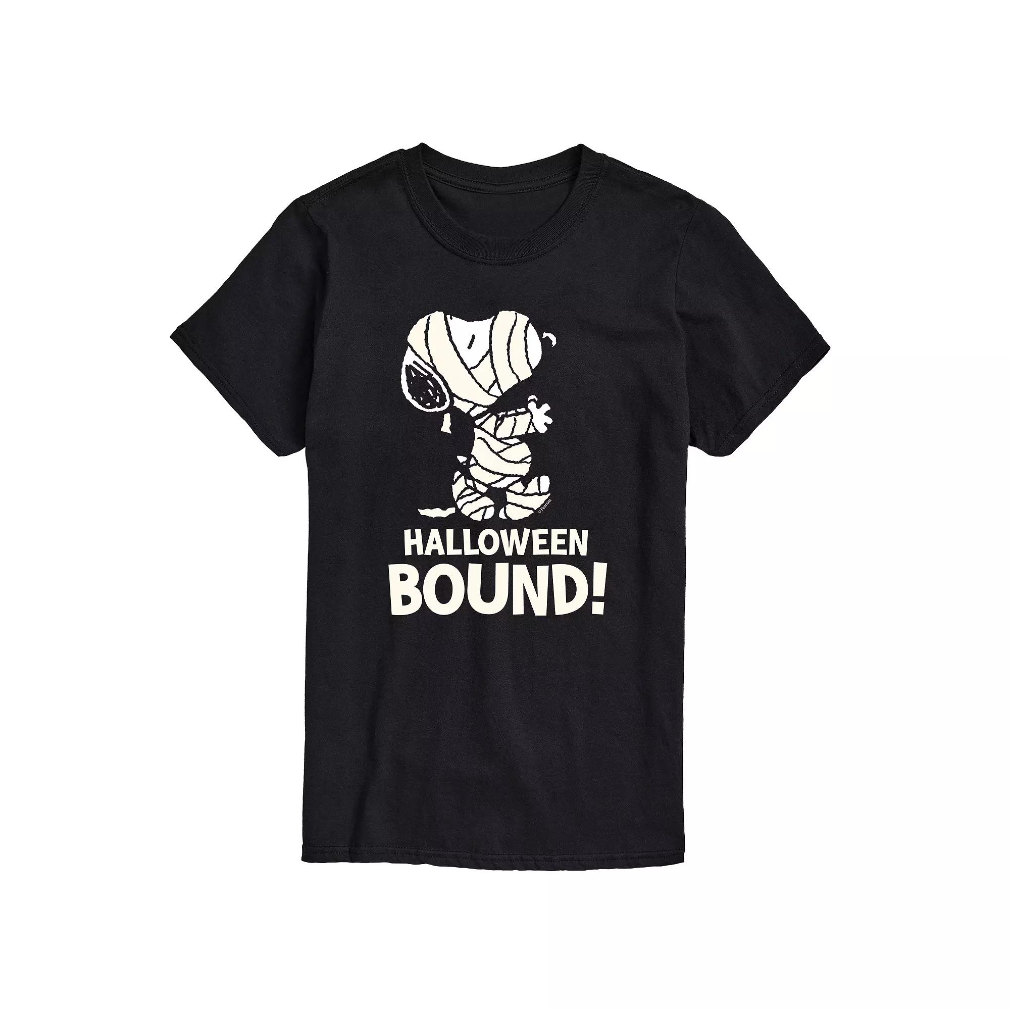 Men's Peanuts Halloween Bound Glow Tee,  Product Image