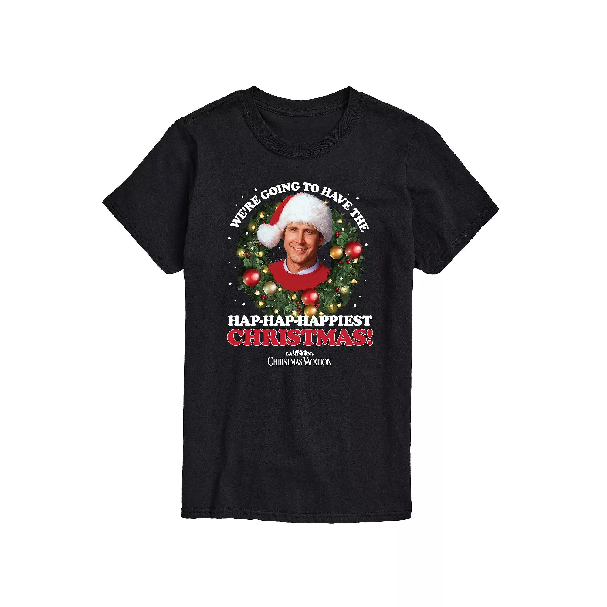 Big & Tall National Lampoon's Christmas Vacation Hap-Hap Happiest Christmas Graphic Tee, Men's,  Product Image
