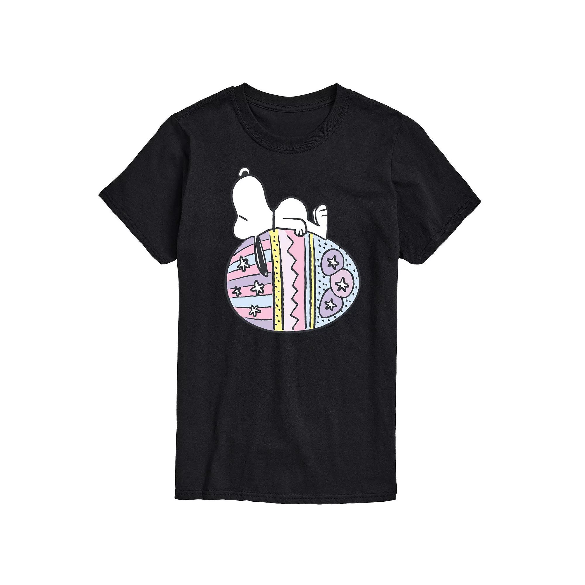 Men's Peanuts Snoopy Easter Egg Graphic Tee,  Product Image