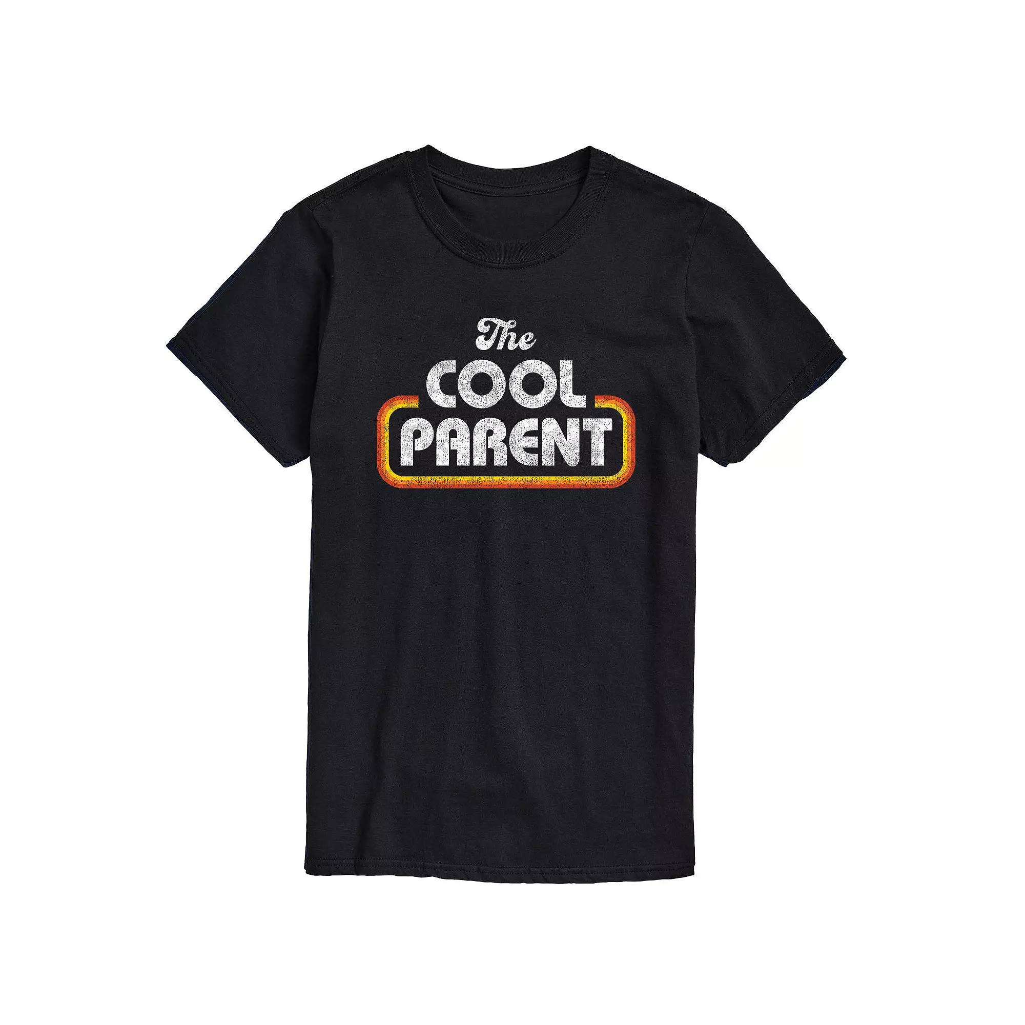 Big & Tall "The Cool Parent" Retro Graphic Tee, Men's,  Product Image