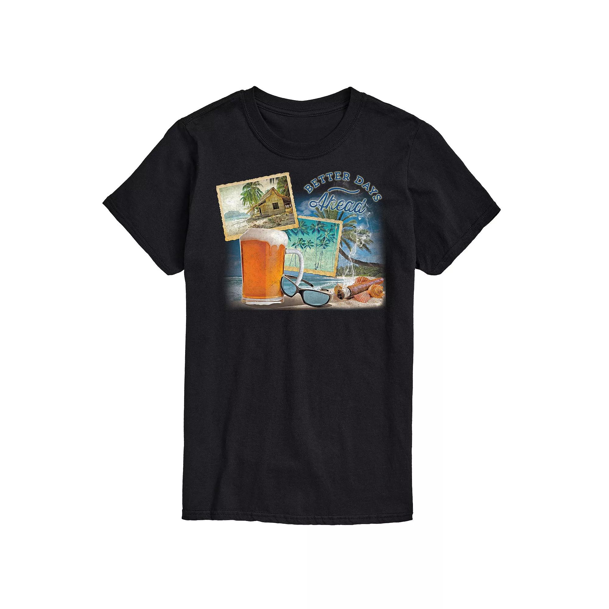 Big & Tall Better Days Ahead Tee, Men's,  Product Image