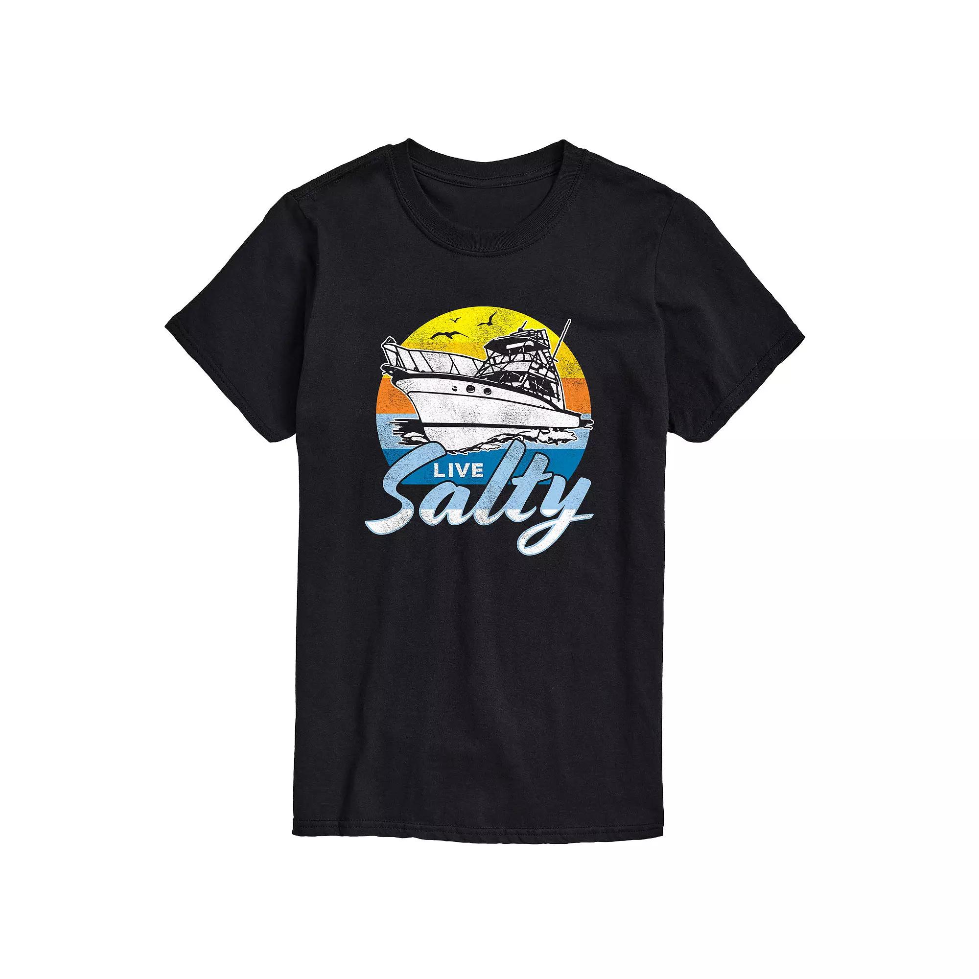 Men's Live Salty Graphic Tee,  Product Image
