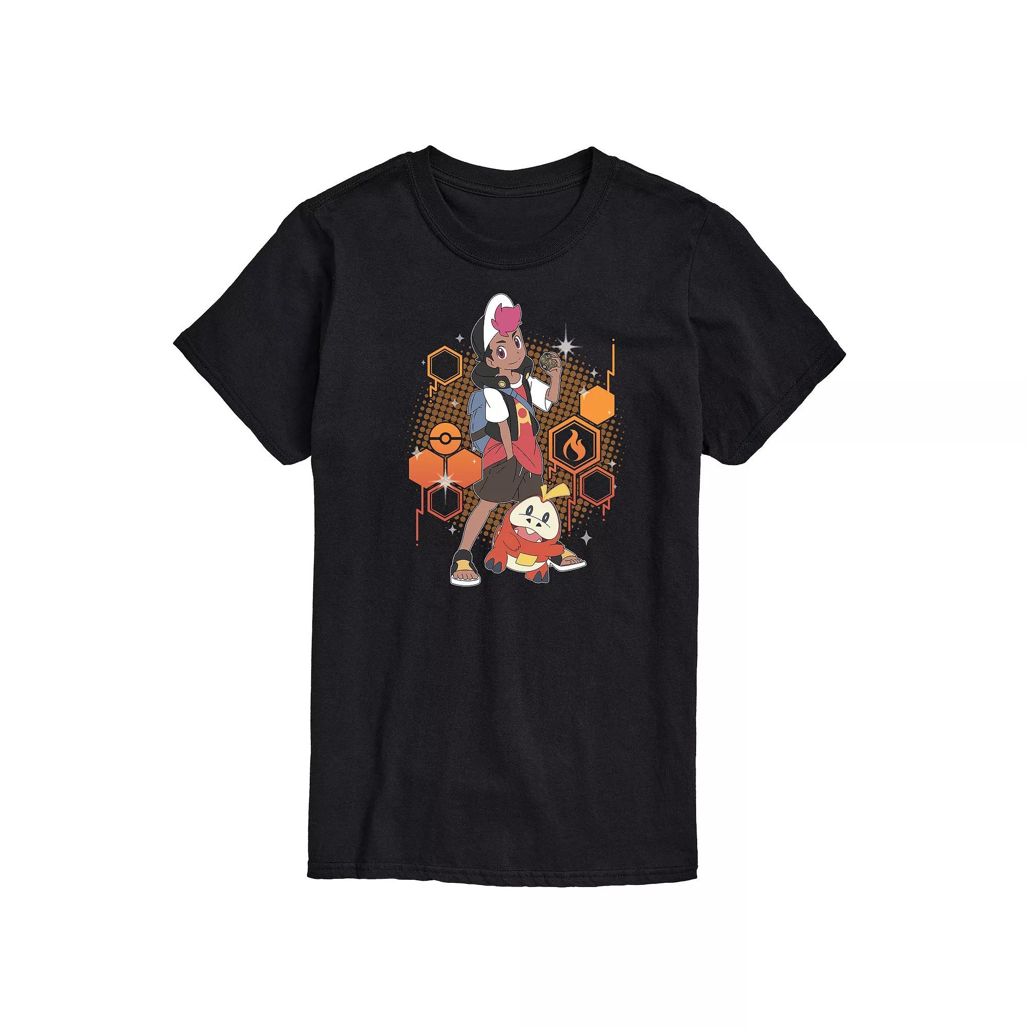 Men's Pokemon Roy and Fuecoco Graphic Tee,  Product Image
