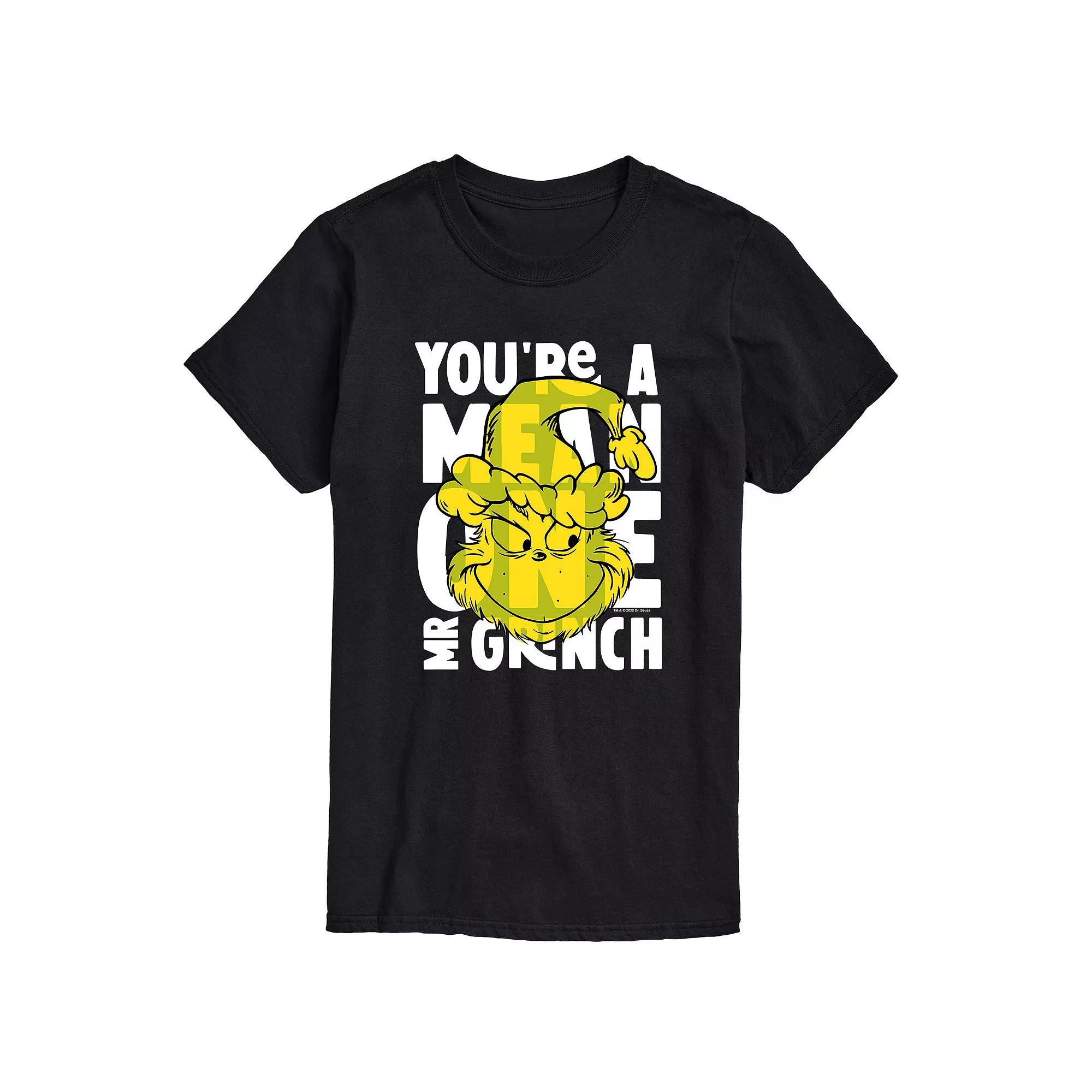 Big & Tall Youre A Mean One Tee, Men's,  Product Image