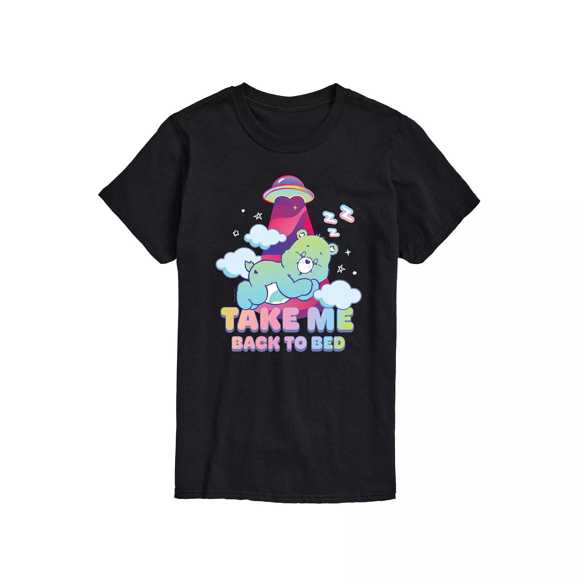Big & Tall Care Bears Take Me Back To Bed UFO Graphic Tee, Men's,  Product Image