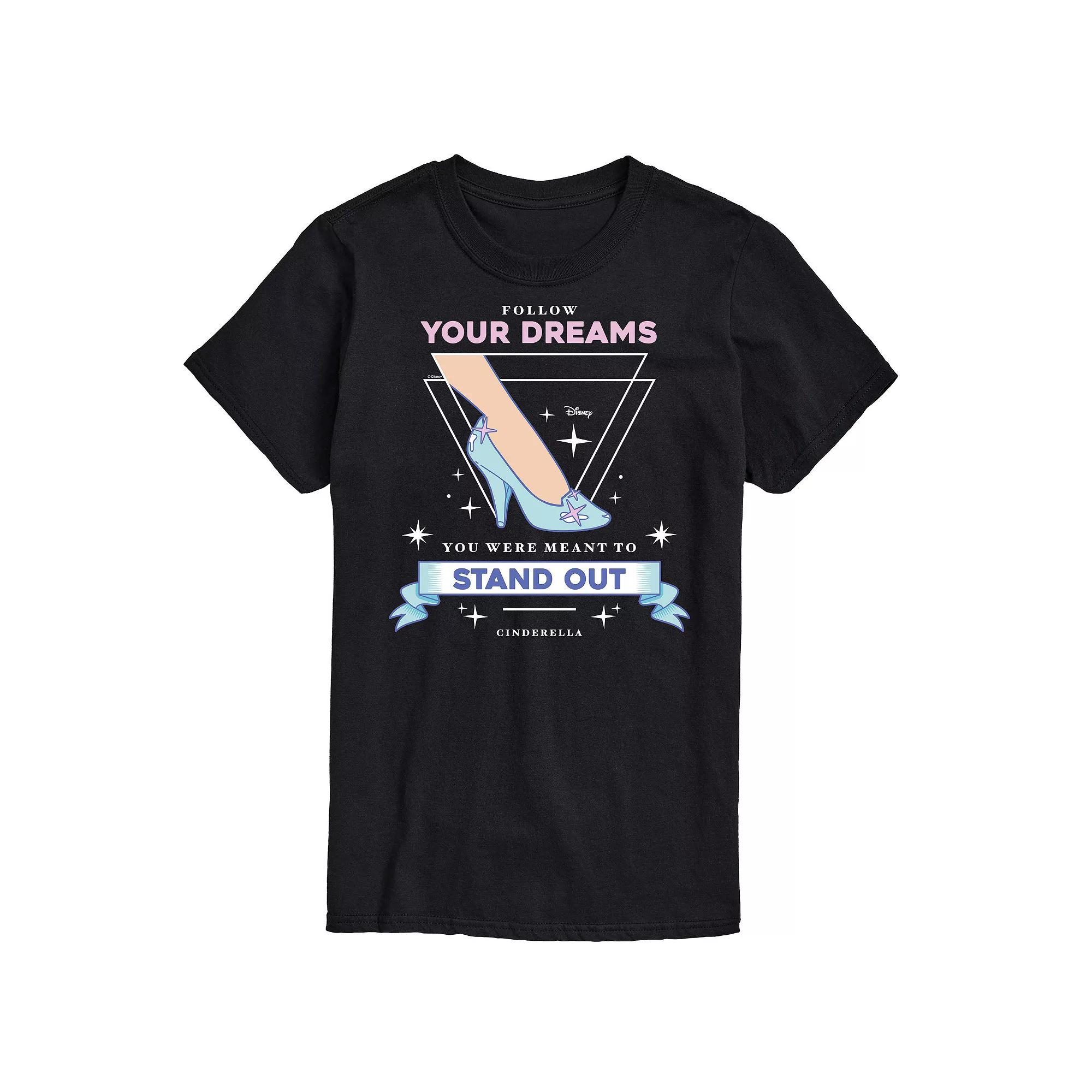 Disney Princess Big & Tall Cinderella Follow Dreams Graphic Tee, Men's,  Product Image