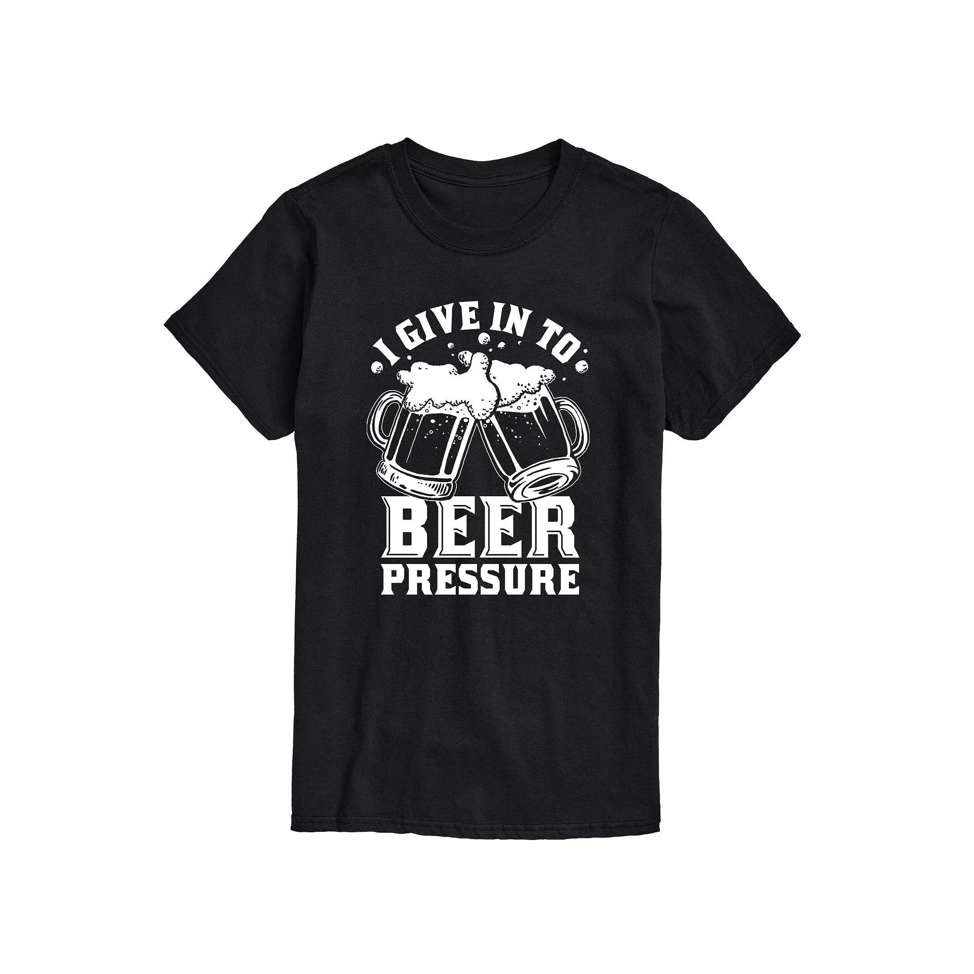 Big & Tall Beer Pressure Graphic Tee, Men's,  Product Image