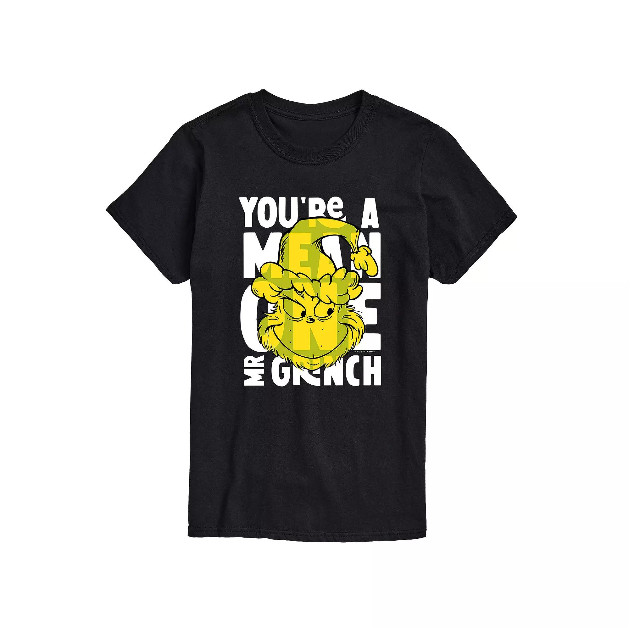 Big & Tall Youre A Mean One Tee, Men's,  Product Image