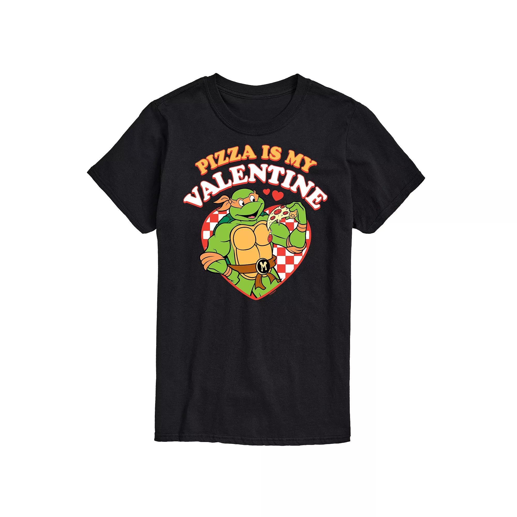Men's TMNT Pizza Is My Valentine Tee,  Product Image