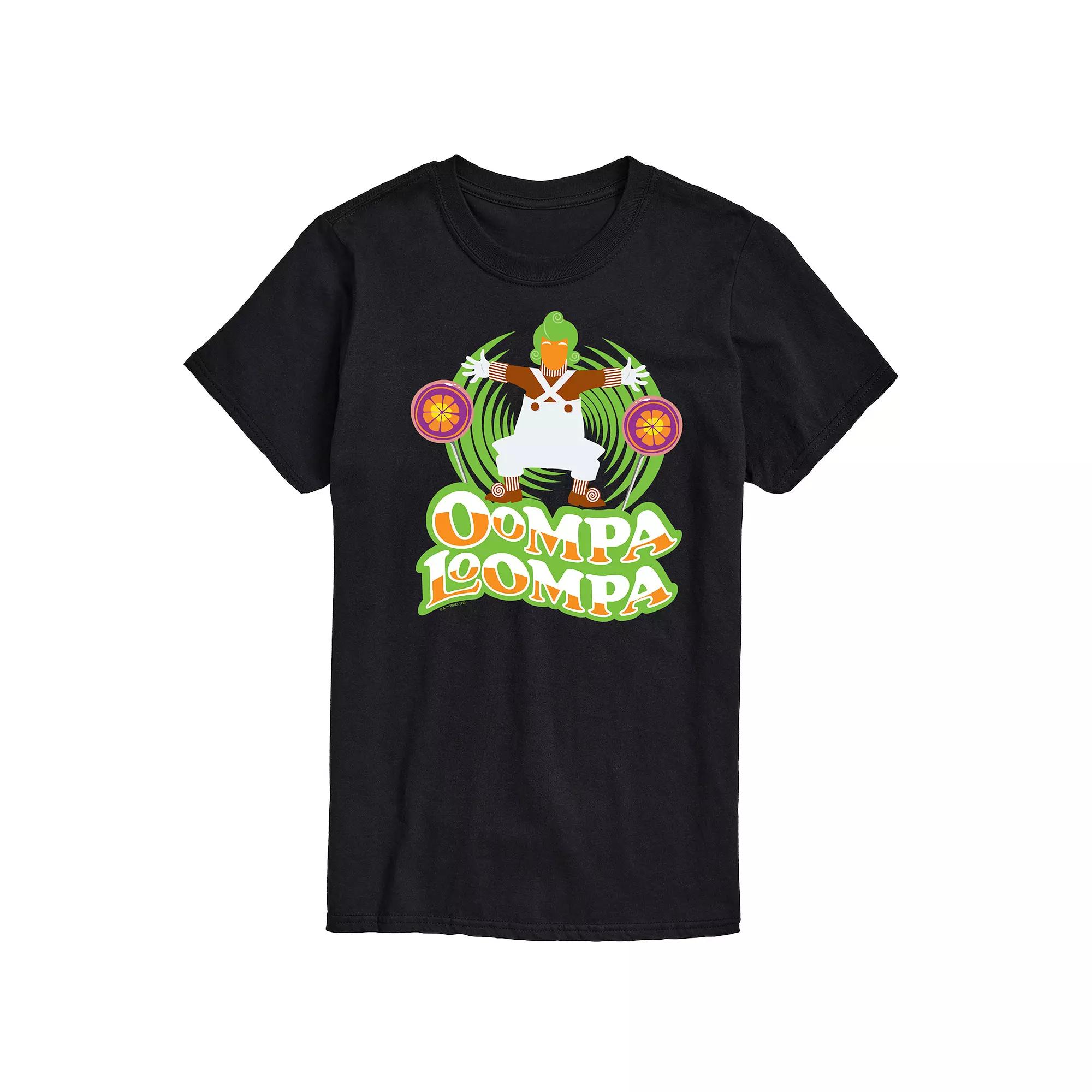 Men's Willy Wonka Oompa Loompa Graphic Tee,  Product Image