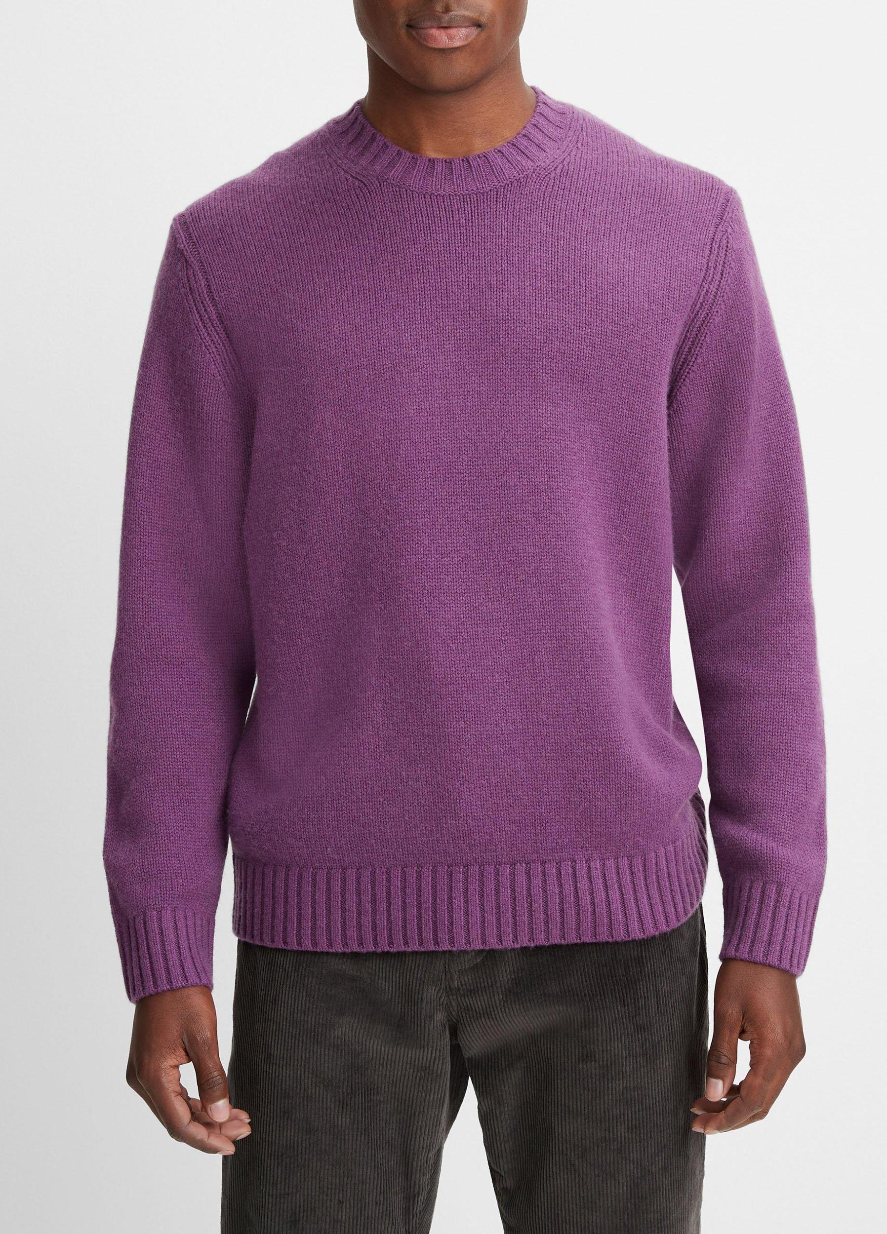 Wool-Cashmere Relaxed Crew Neck Sweater Product Image