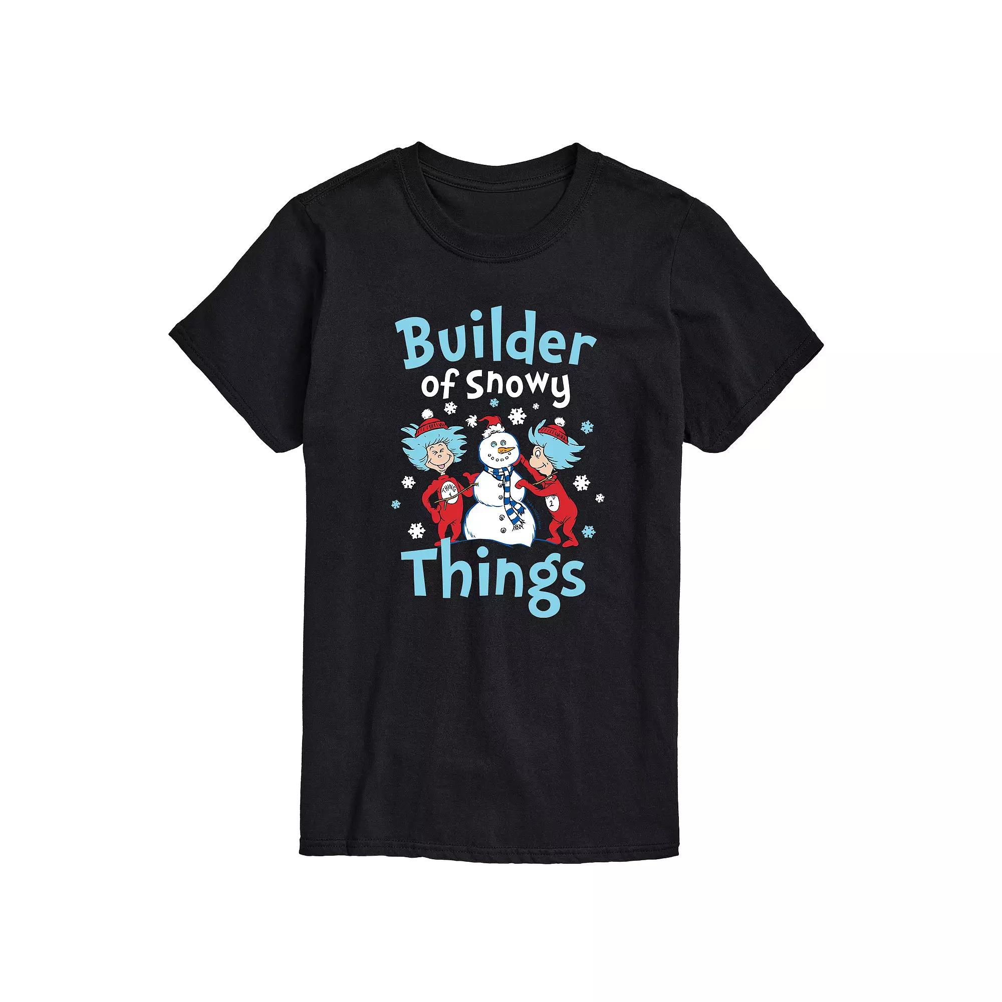 Men's Dr. Seuss Builder of Snowy Things Tee,  Product Image