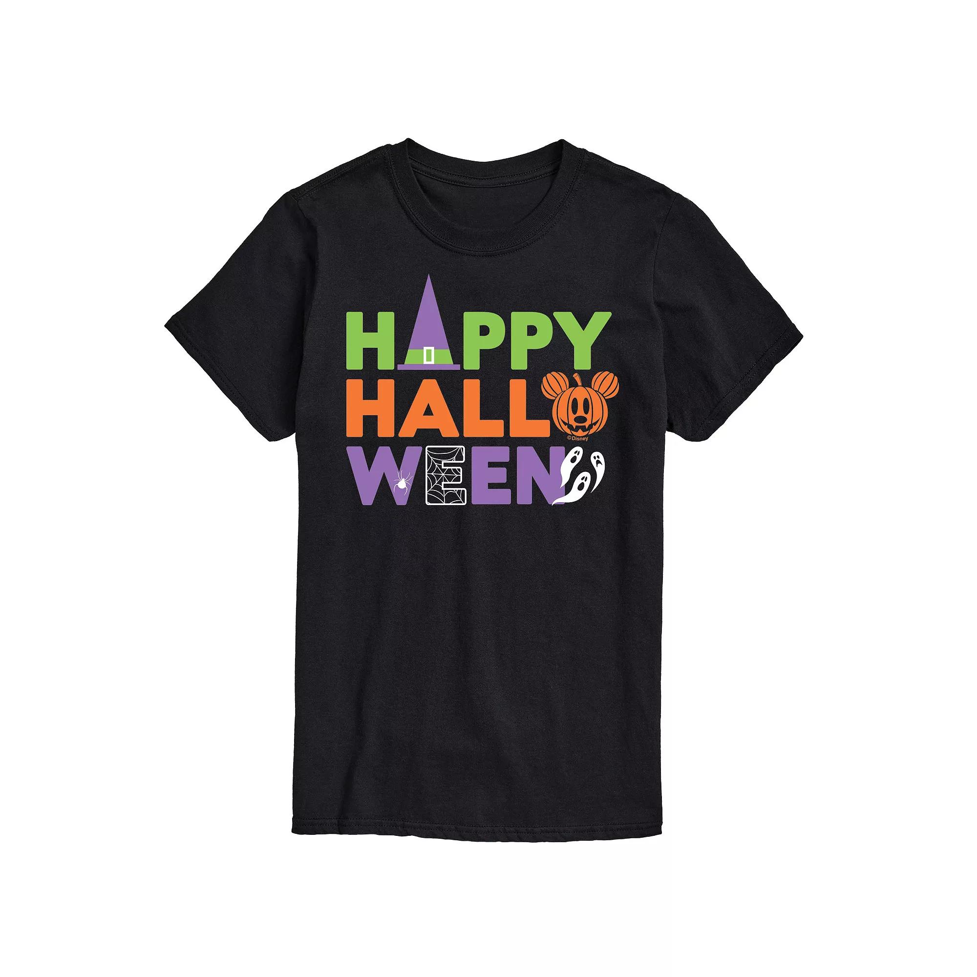 Disney's Mickey Mouse & Friends Big & Tall Happy Halloween Graphic Tee, Men's,  Product Image