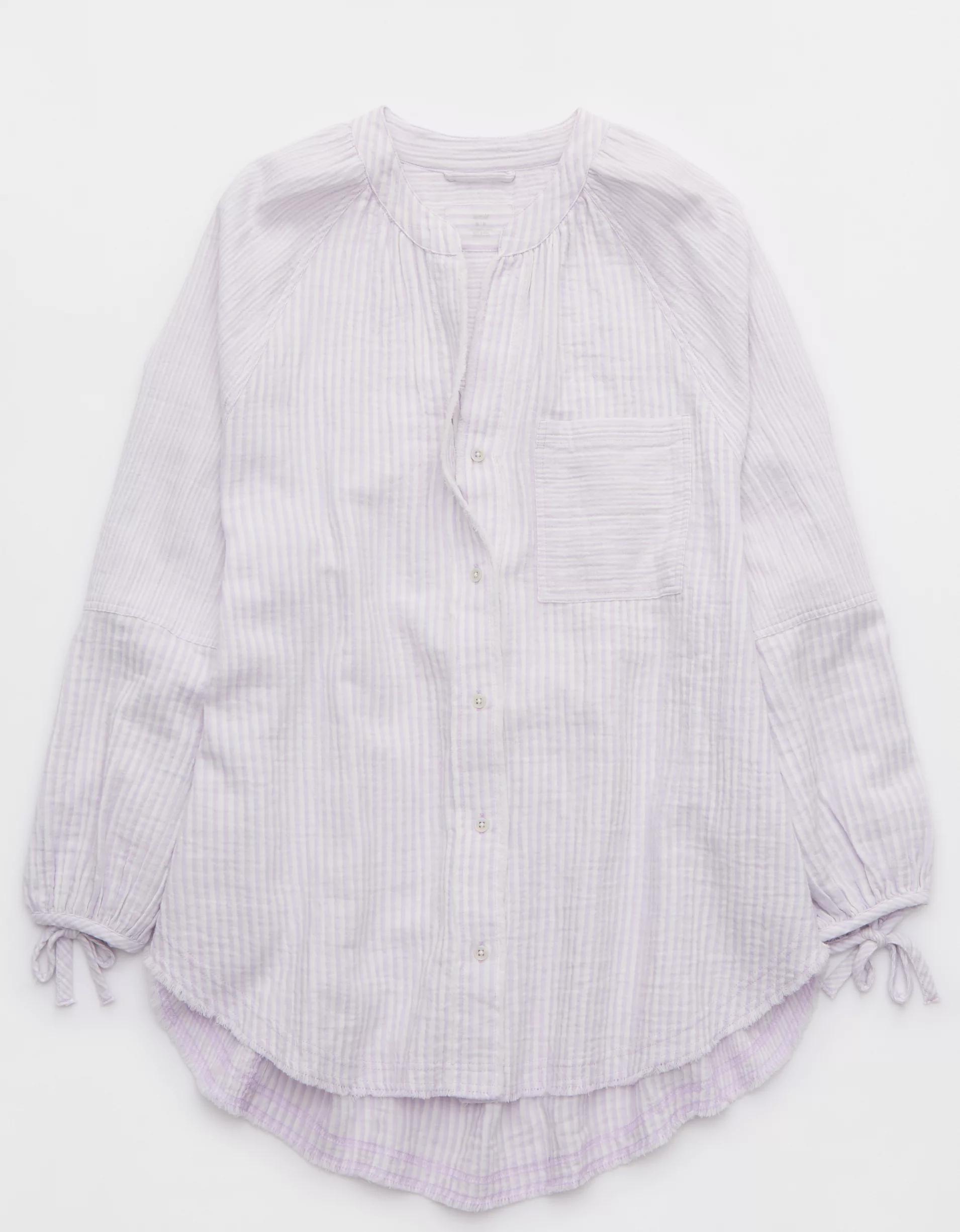 Aerie Daybreak Coverup Shirt Product Image