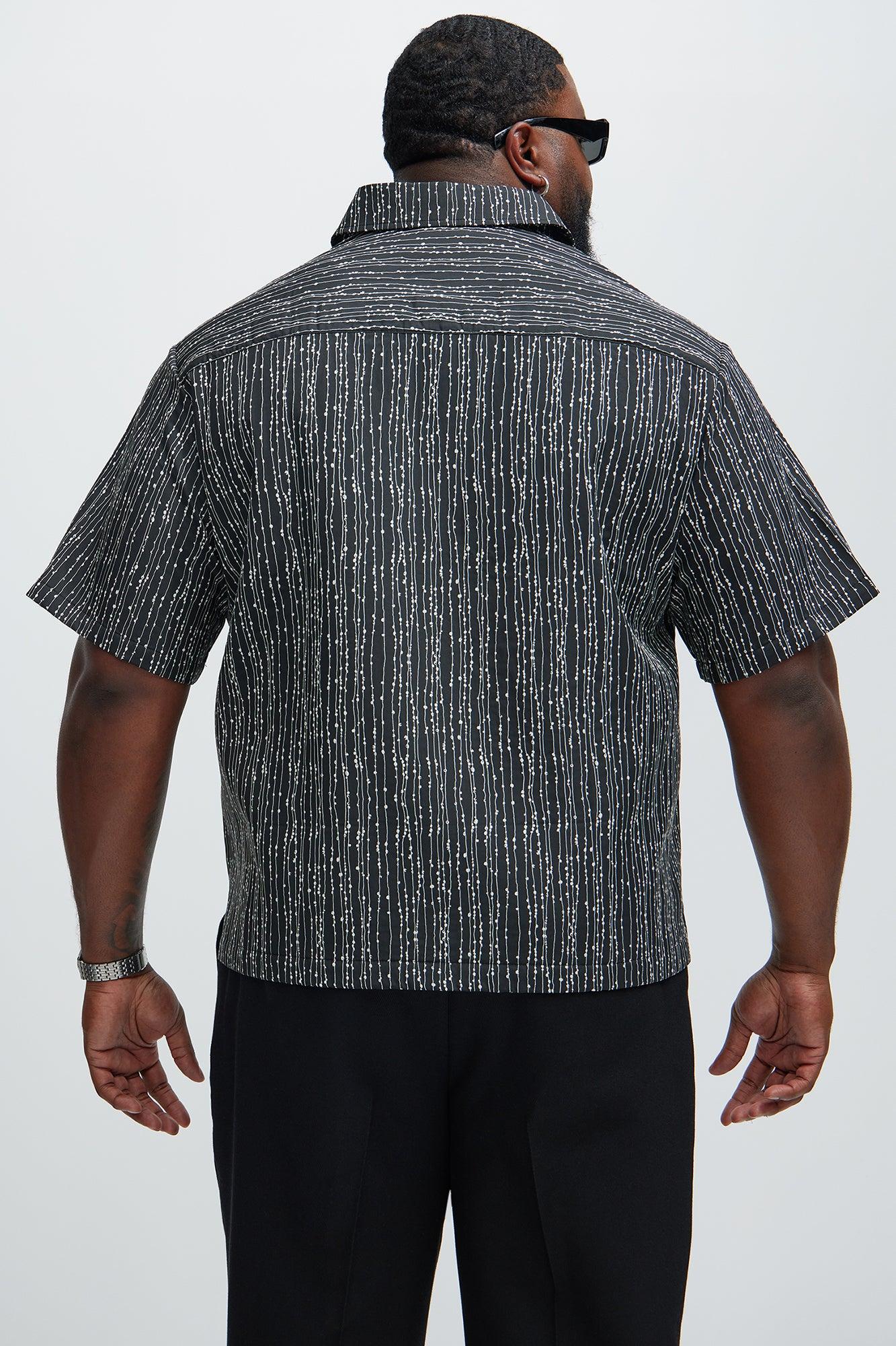 Dunlap Jacquard Shirt - Black Product Image
