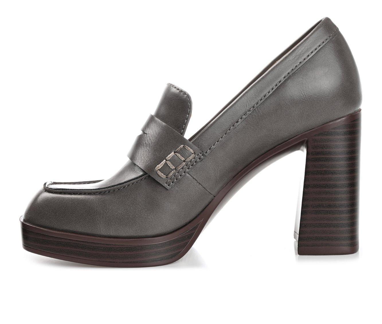 Women's Journee Collection Ezzey Block Heel Platform Loafers Product Image