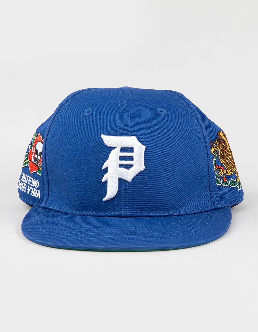 PRIMITIVE Por Vida Snapback Hat - GREEN COMBO Product Image