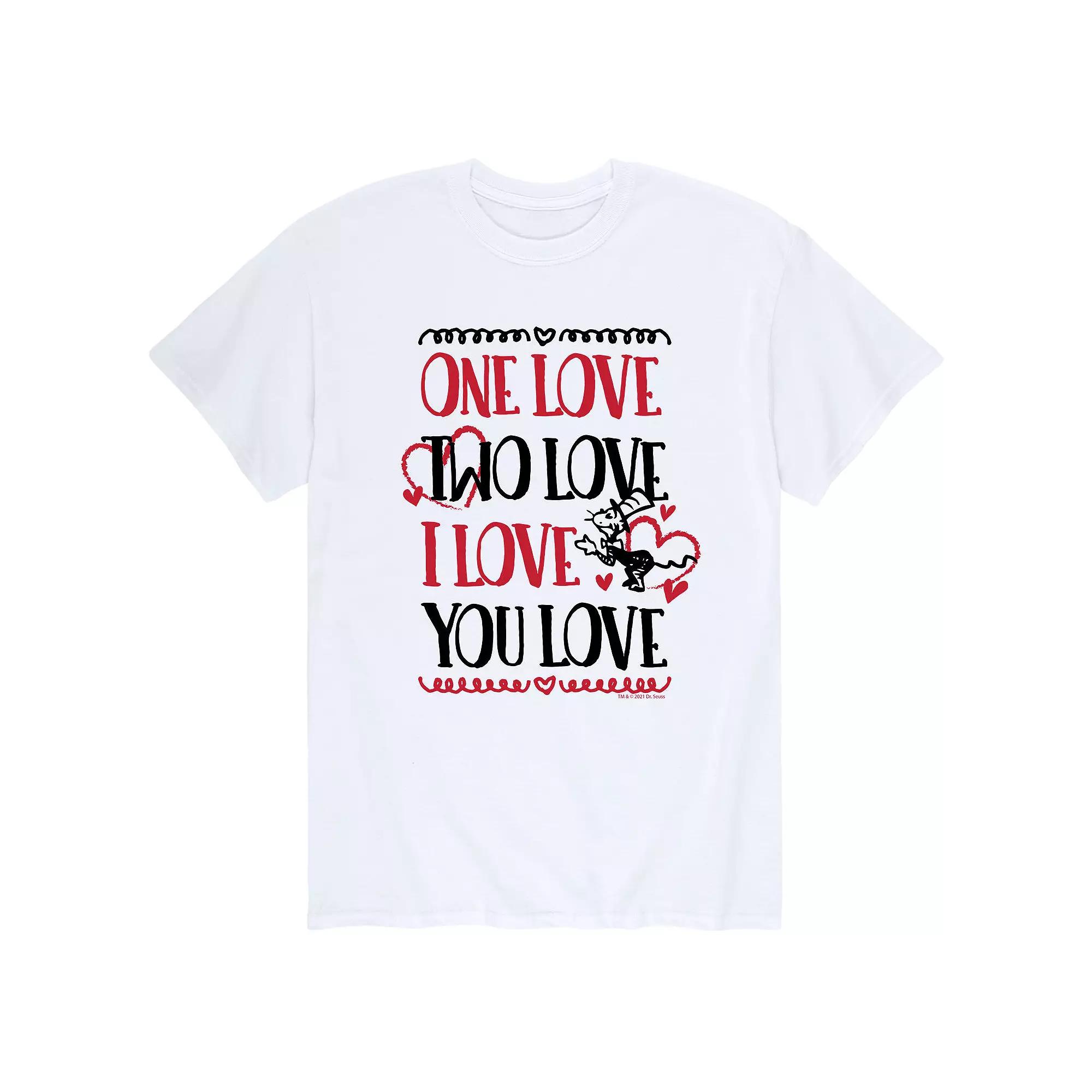 Men's Dr. Seuss "One Love, Two Love, I Love You Love" Tee,  Product Image