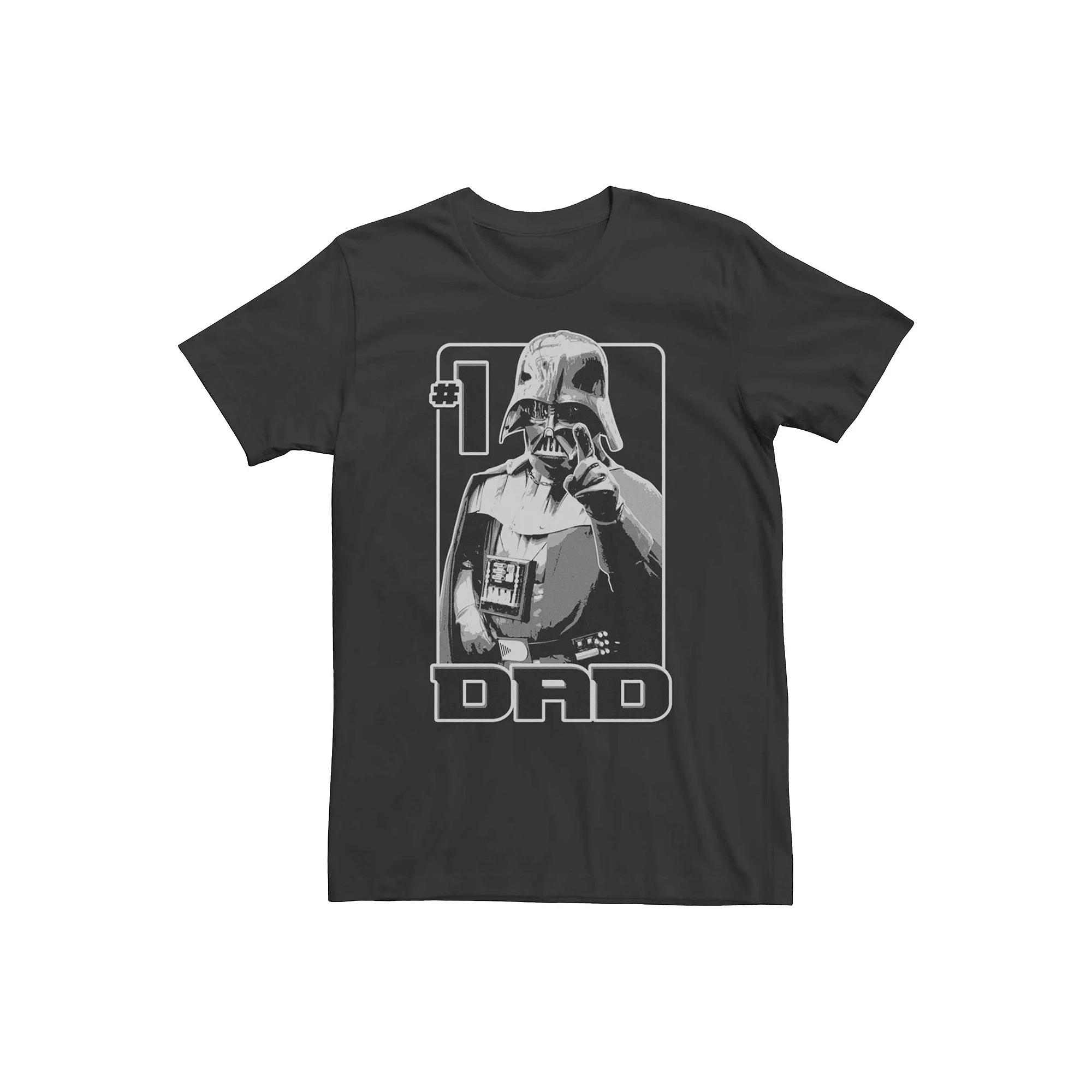 Men's Star Wars Darth Vader Number One Dad Graphic Tee,  Product Image